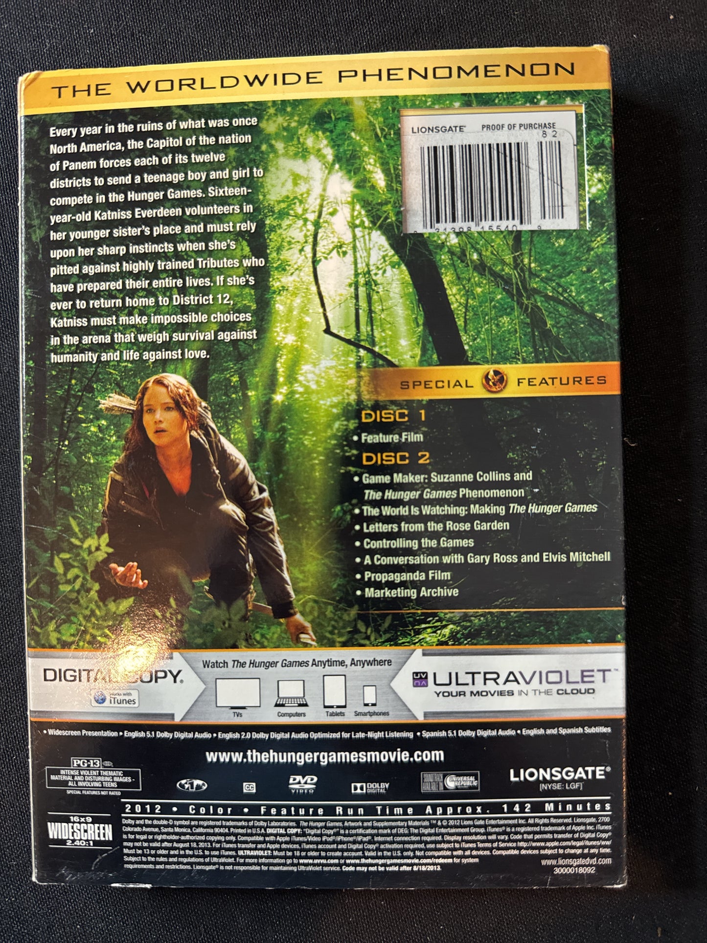 The Hunger Games DVDs