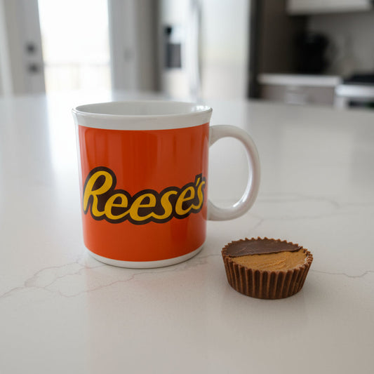 Original Reese's Peanut Butter Cup Coffee Cup Mug Galerie 3 5/8" Tall
