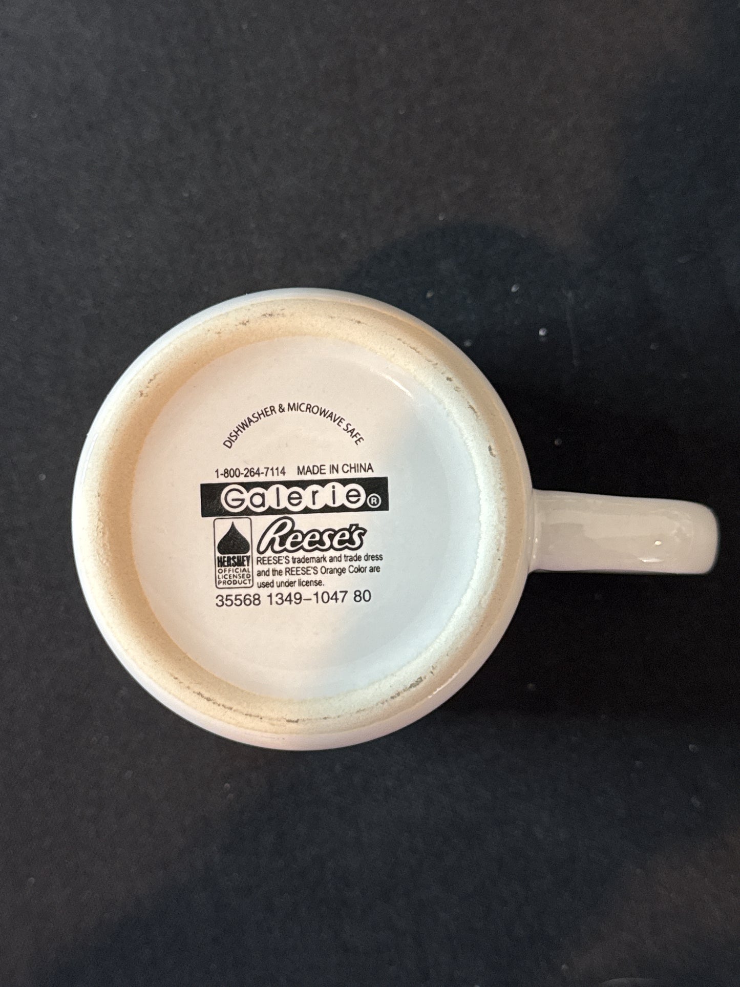 Original Reese's Peanut Butter Cup Coffee Cup Mug Galerie 3 5/8" Tall