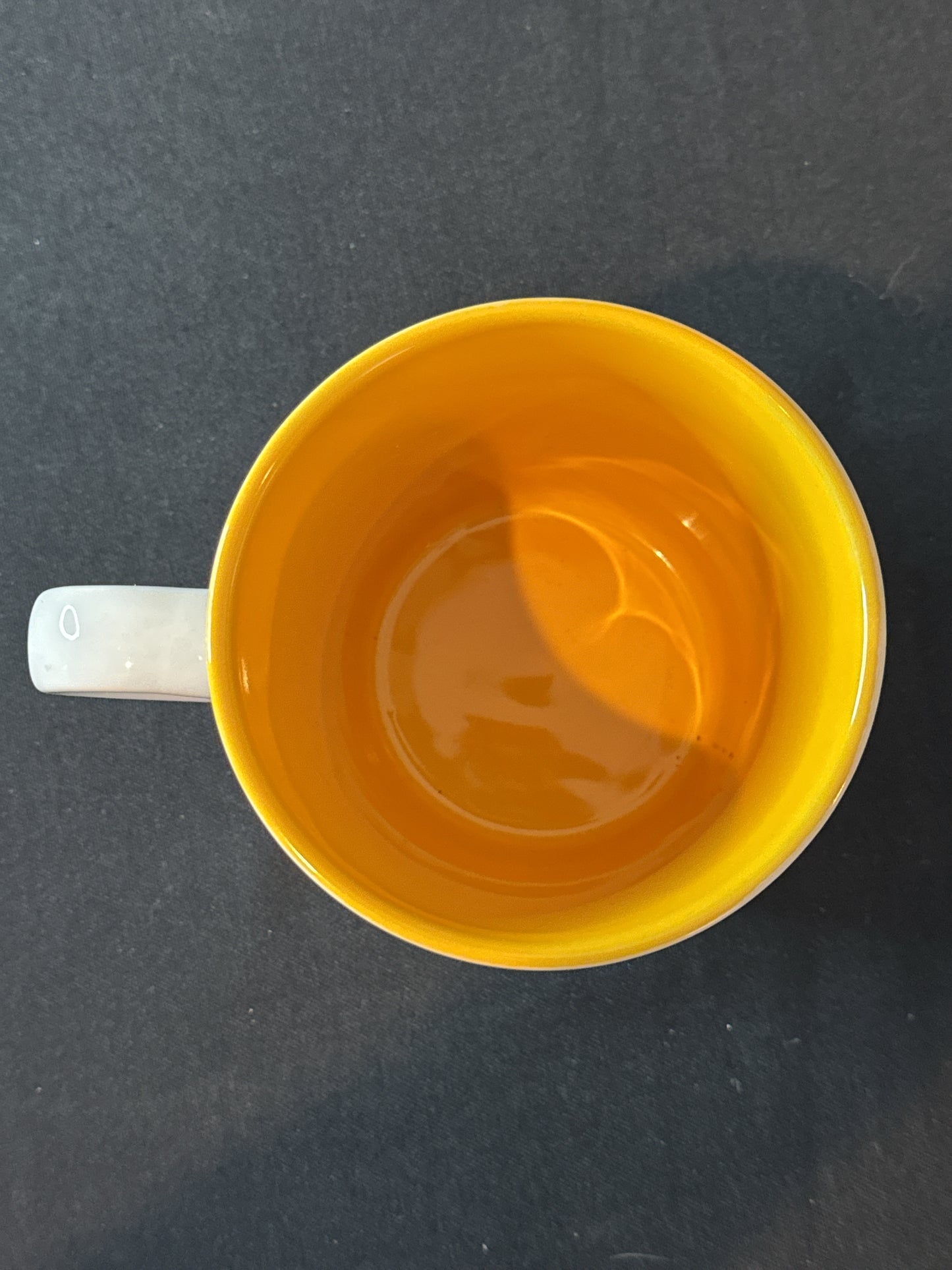 Not My Prob-Llama Man Large Coffee Mug Cup Yellow Interior 4 7/8" Tall