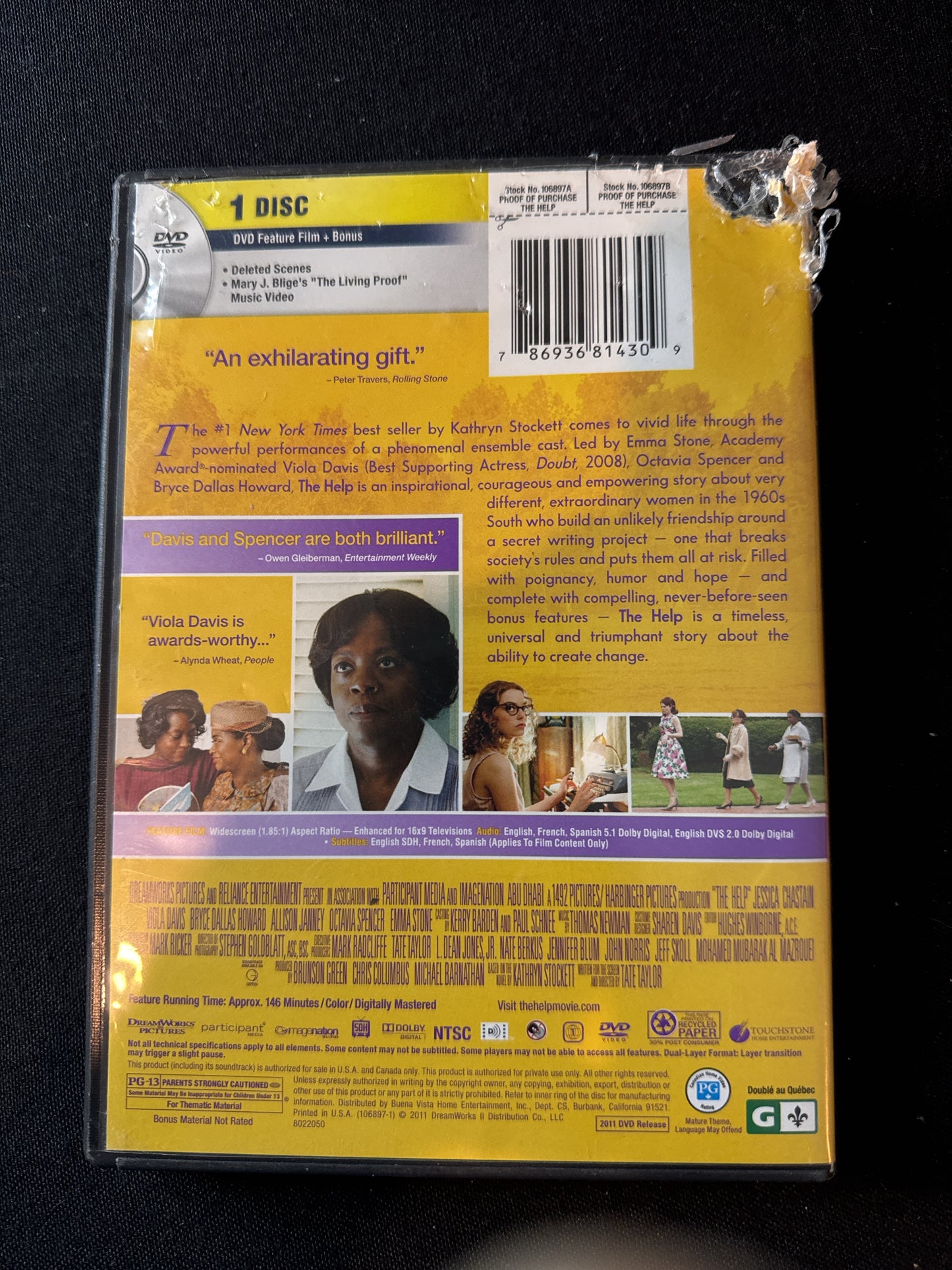The Help DVD