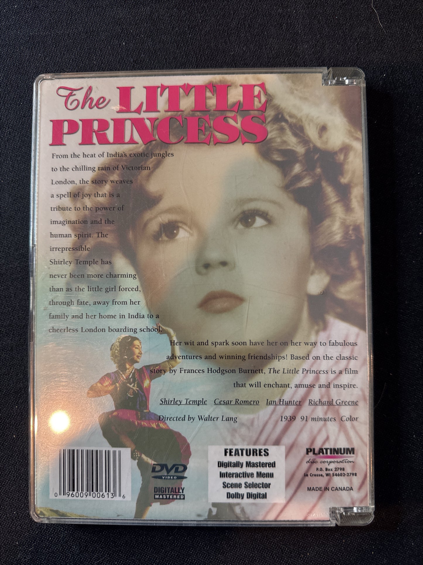 Shirley Temple The Little Princess DVD