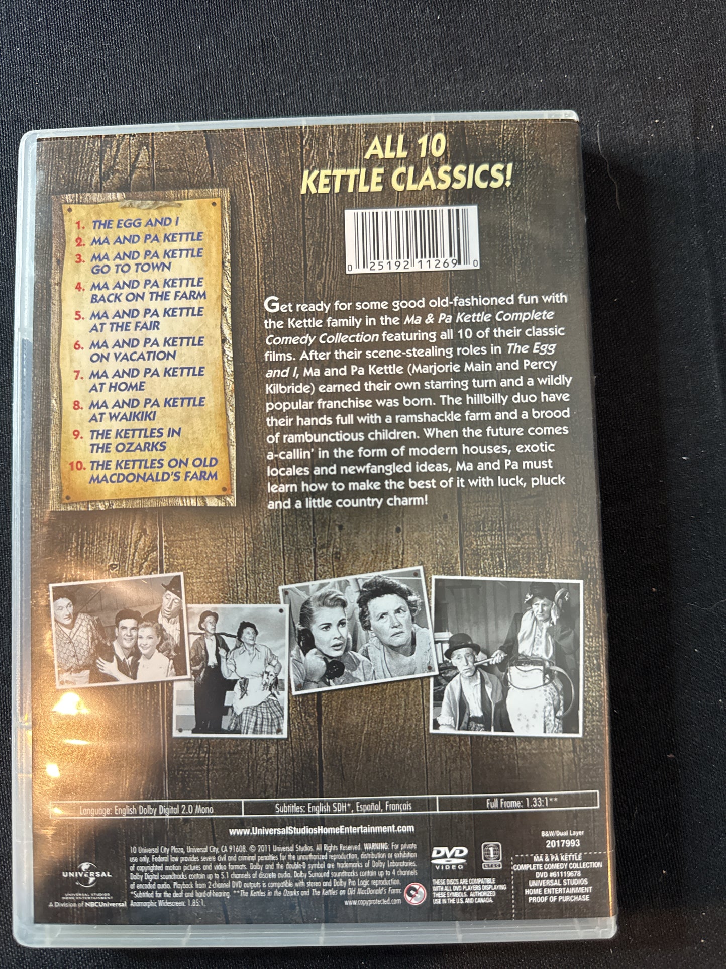 Ma & Pa Kettle Complete Comedy Collection Includes All 10 Classic Films DVDs