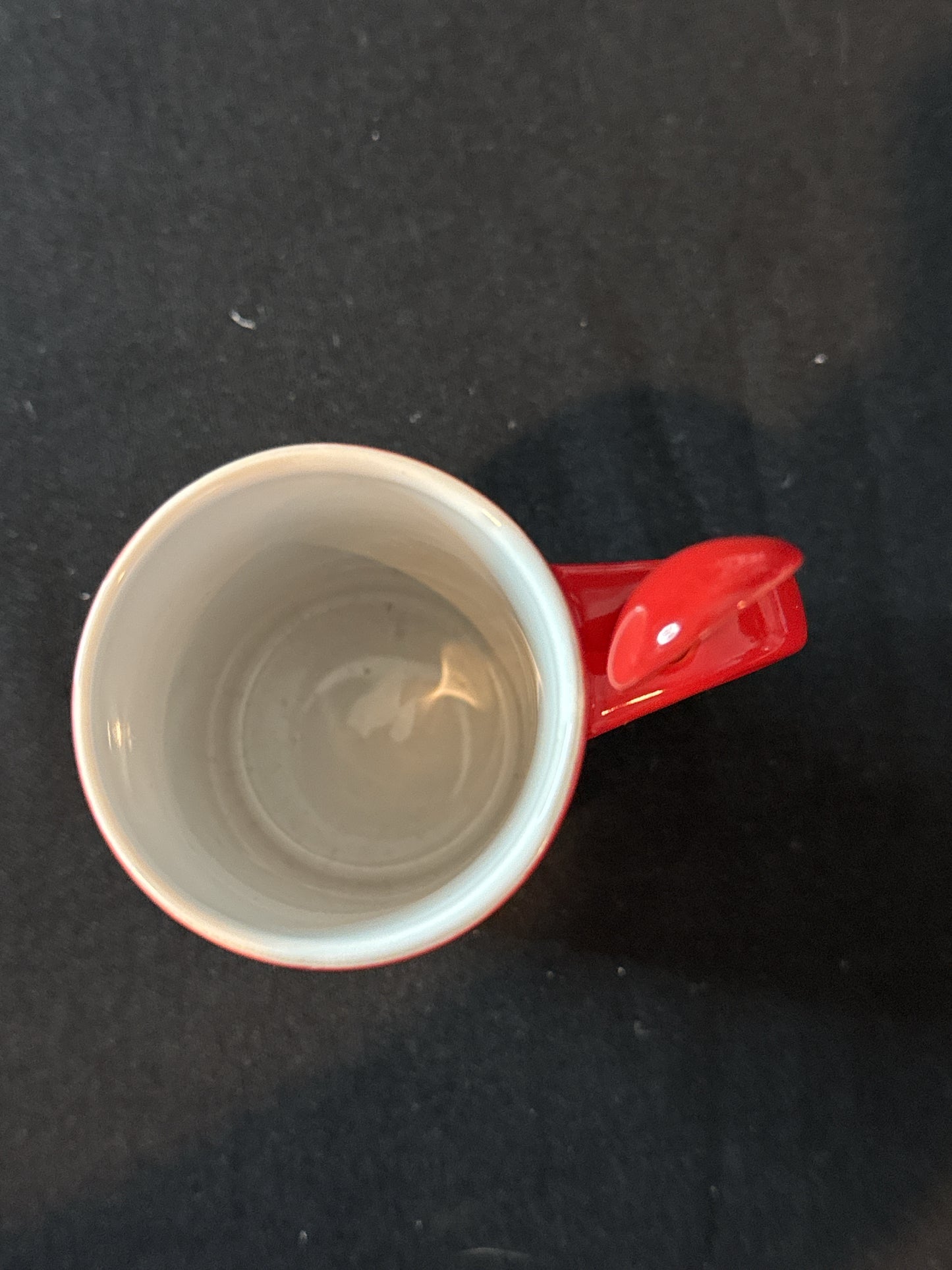 90's Starbucks Verismo Mug 8oz With Spoon Red Silver 4.75" Tall