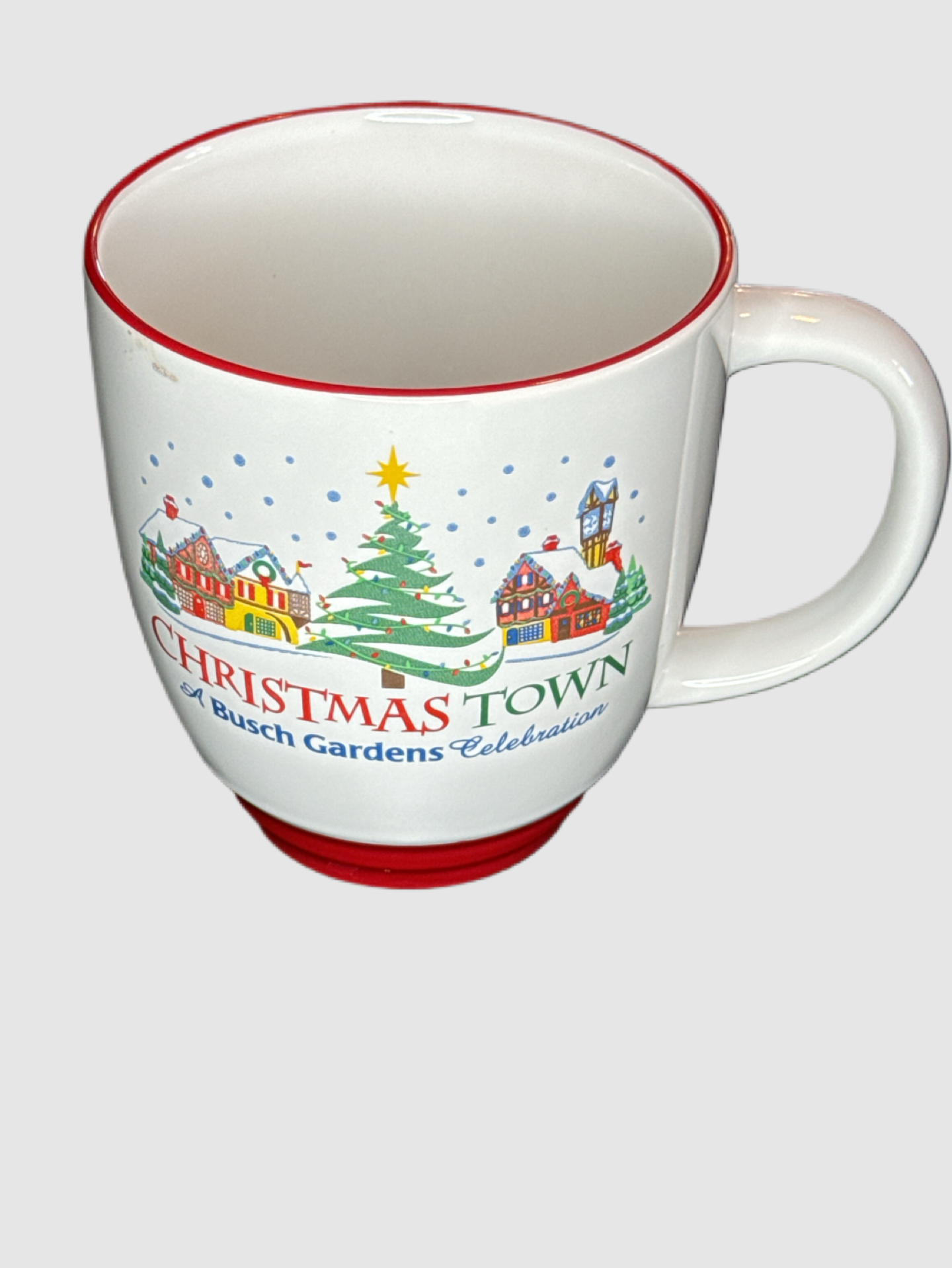 Busch Gardens Celebration Christmas Town Coffee Mug 4"