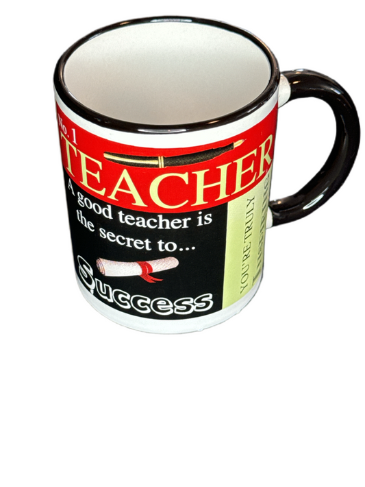 Coffee Mug, "No. 1 Teacher" Coffee Tea Cup 12oz.