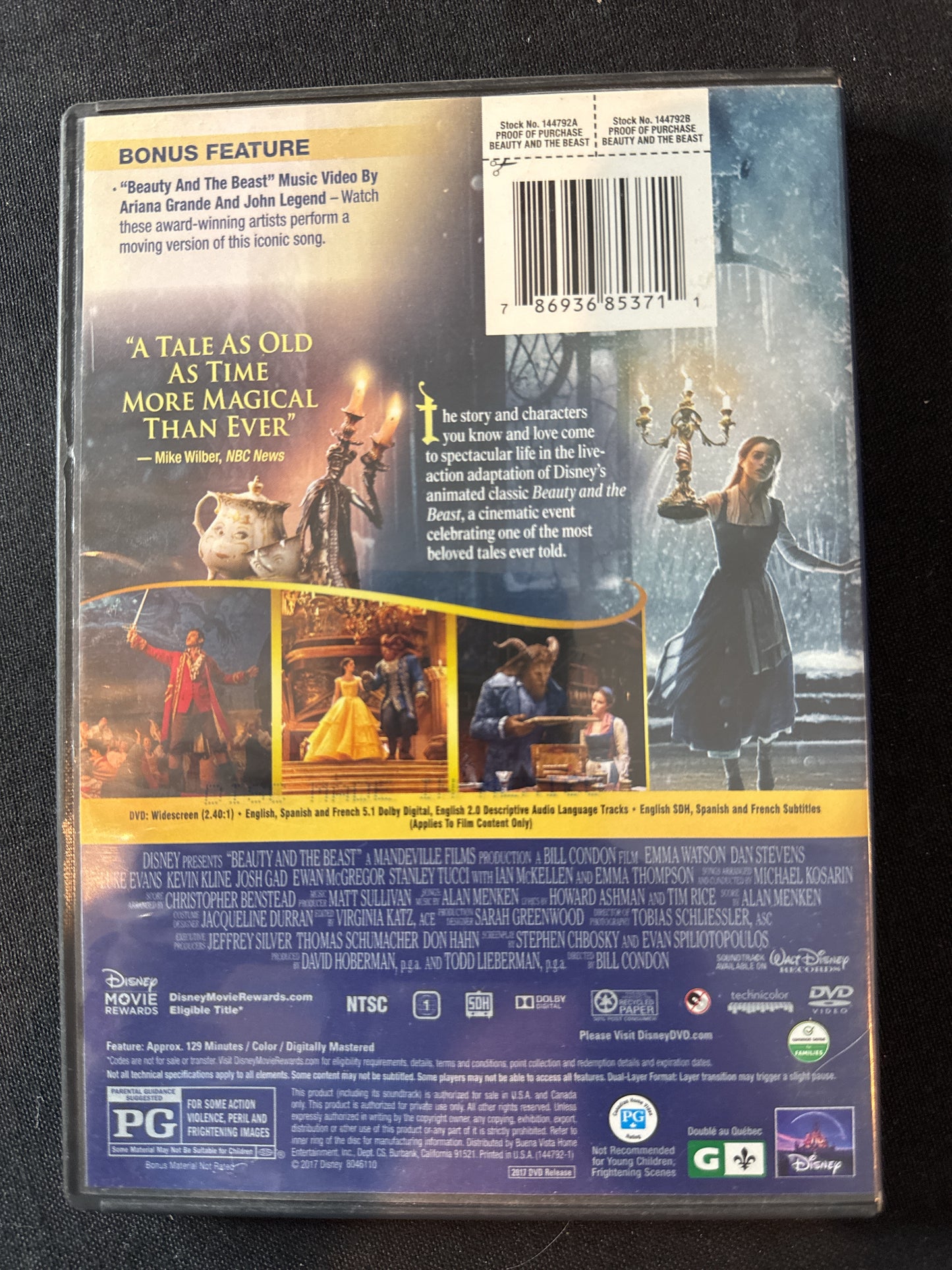 Disney's Beauty & the Beast DVD