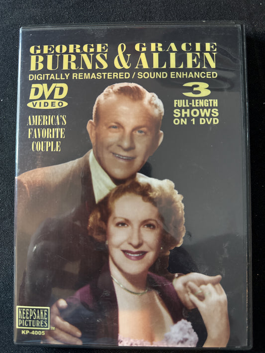 George Burns & Gracie Allen 3 Full Length Shows DVD