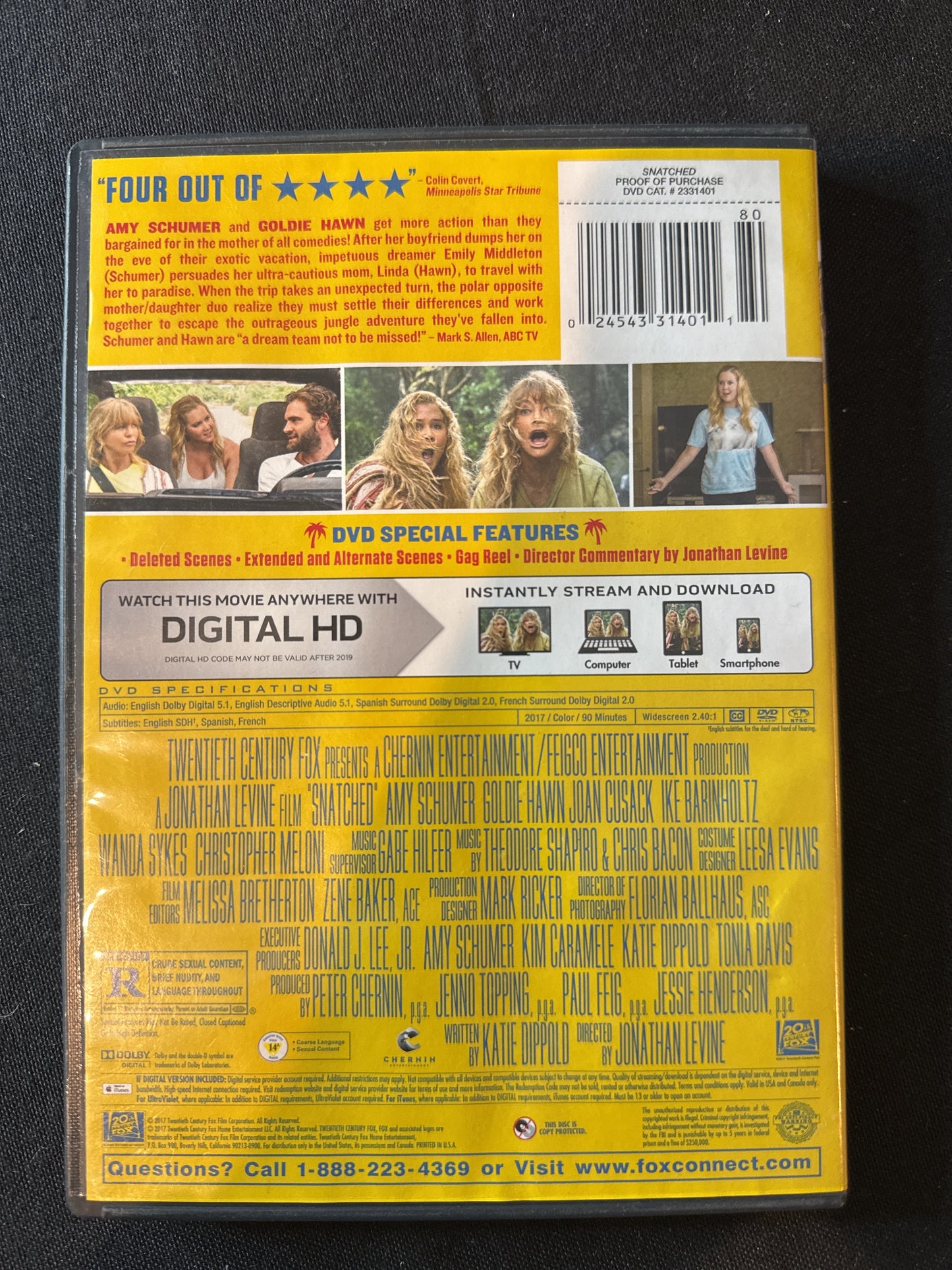 Snatched DVD