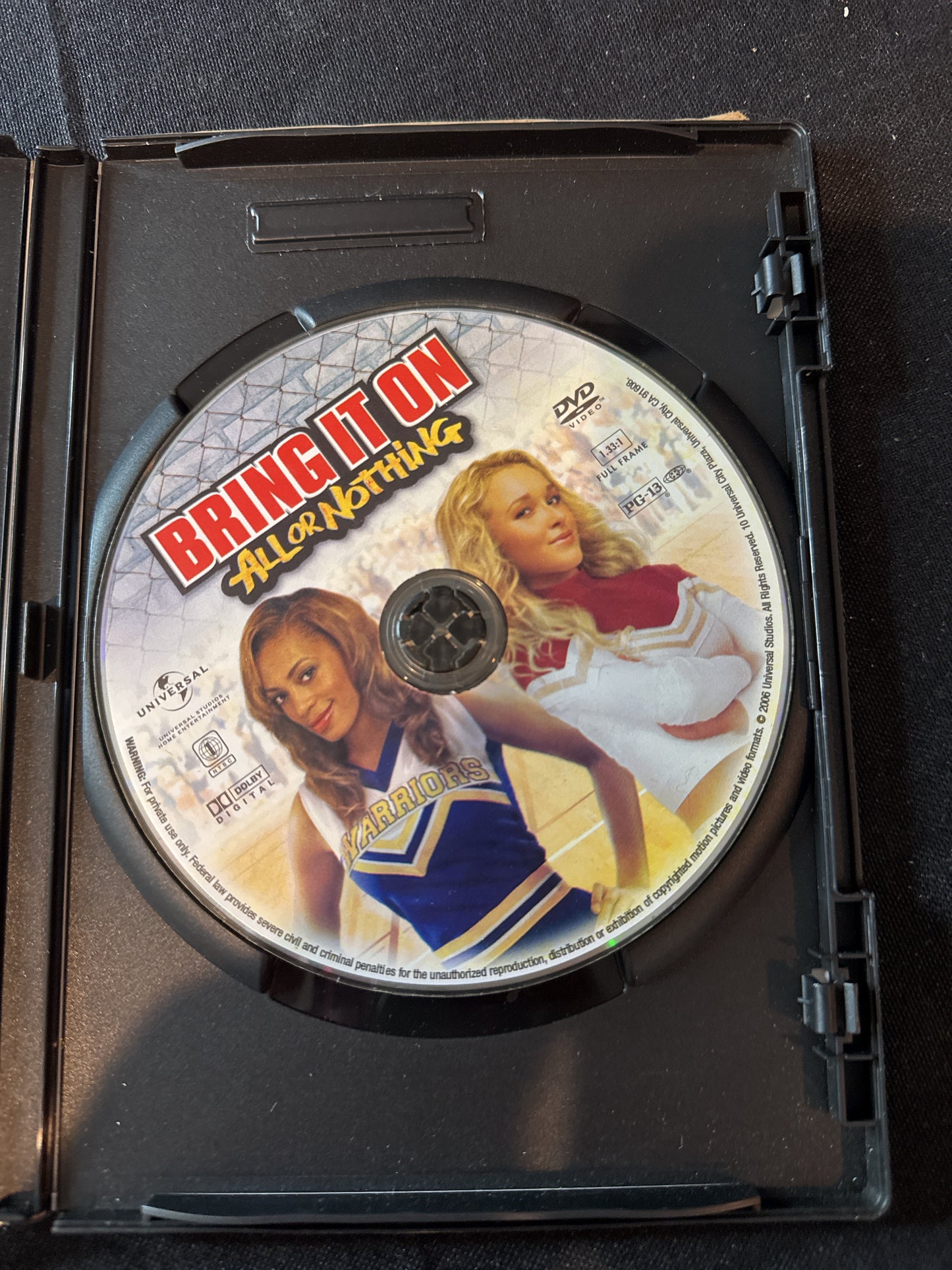 Bring It On All Or Nothing DVD