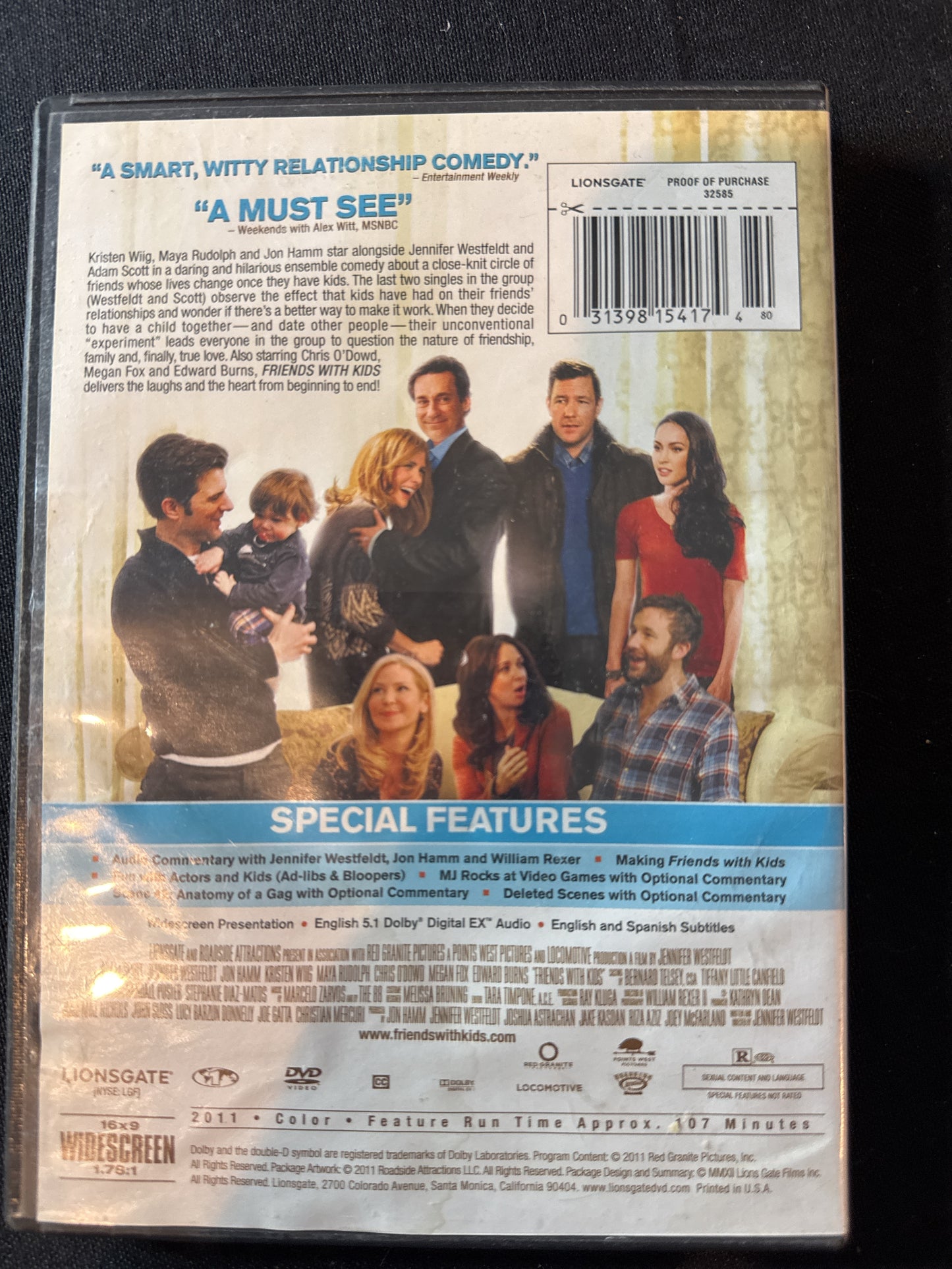 Friends With Kids DVD