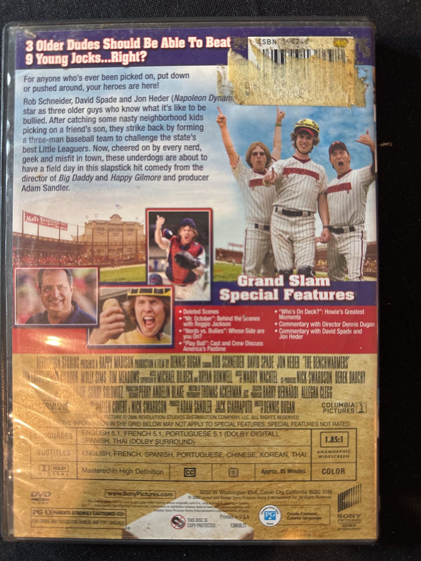 The Benchwarmers DVD