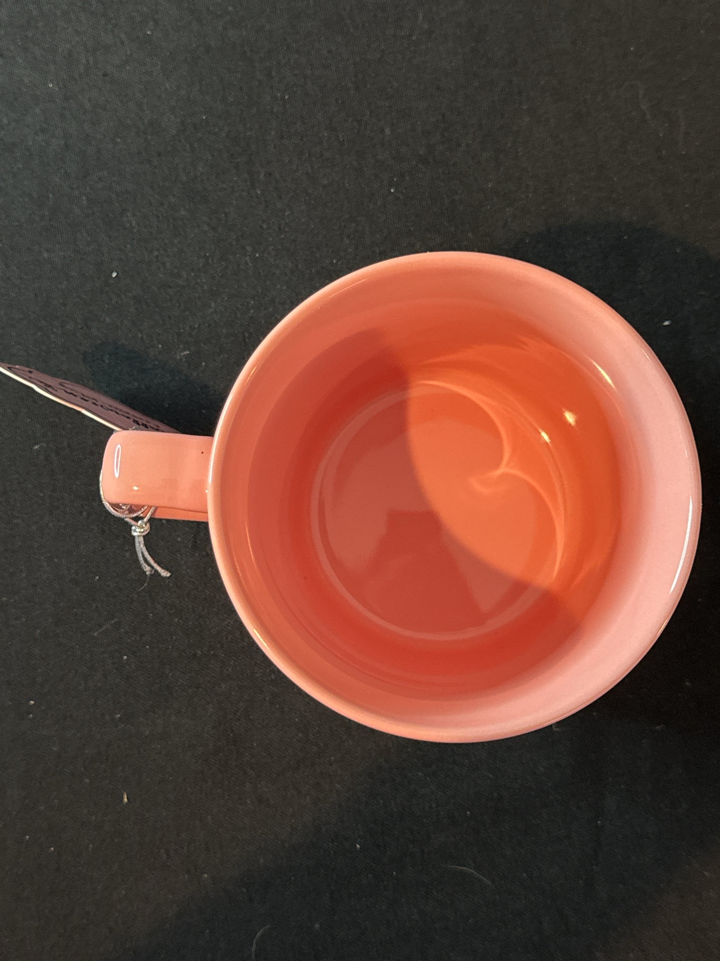 10 Strawberry Street Pink Large Ghosts Coffee Cup Mug 4.5" Tall New with Tags