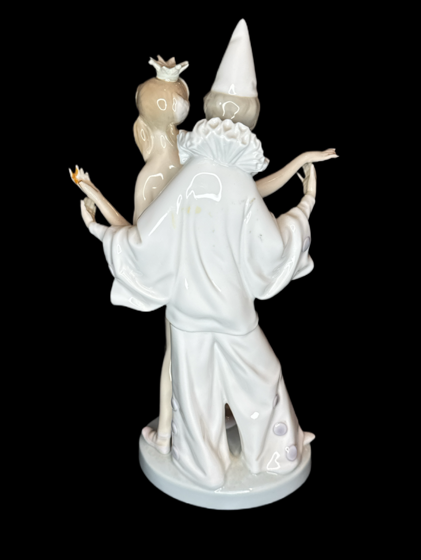 Lladro #4882 Carnival Couple Porcelain Figurine Matte Boy Girl Ballerina Clown