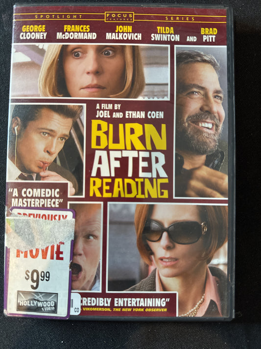 Burn After Reading DVD