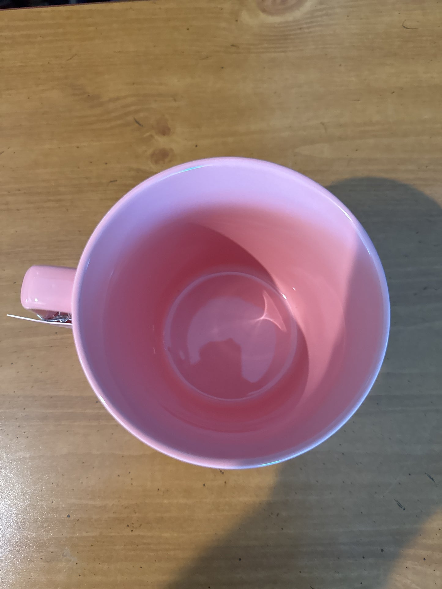 10 Strawberry Street Pink Large Skull Crossbones Coffee Cup Mug 4.5" Tall New with Tags