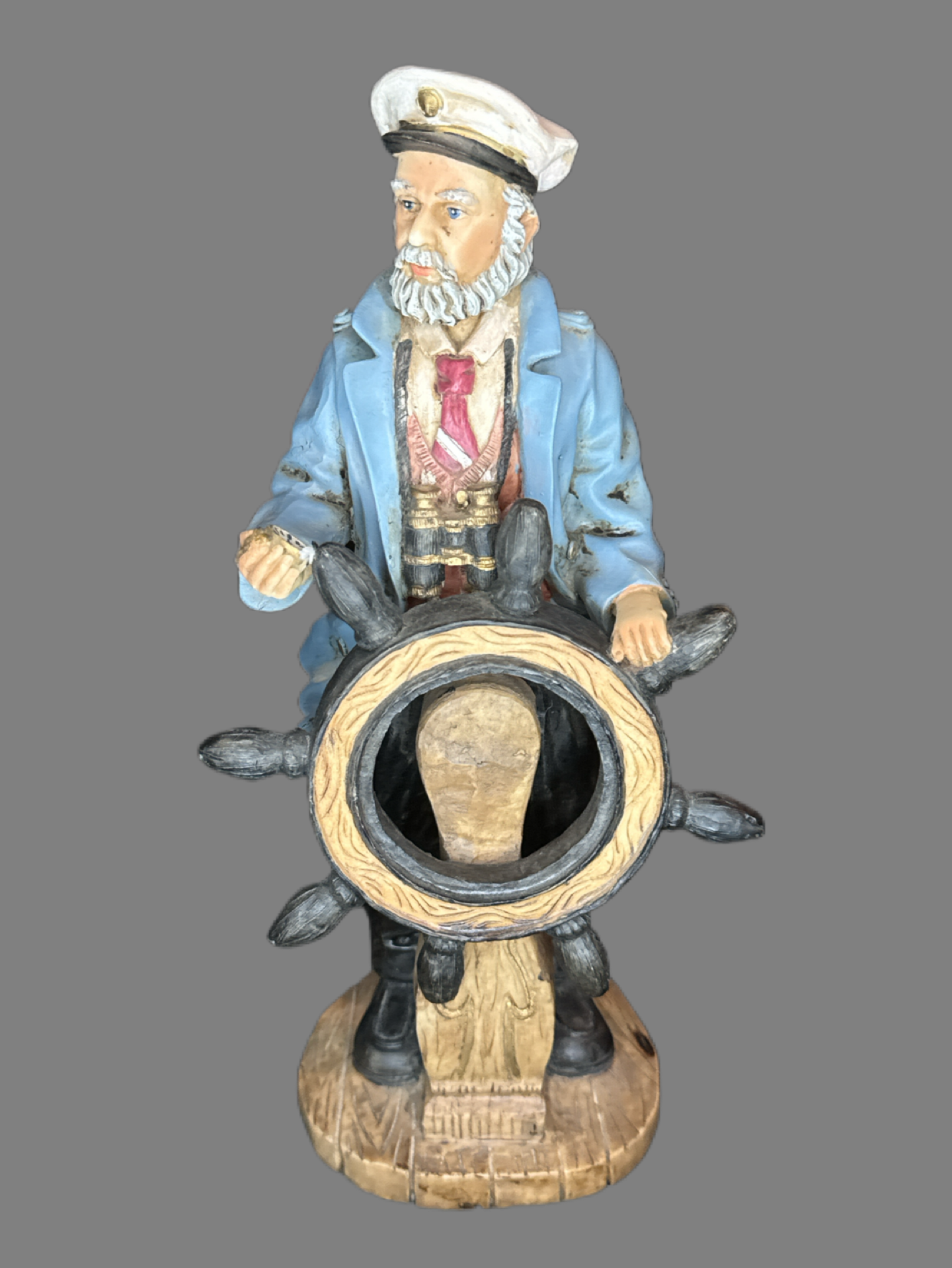 Sea Captain Ceramic Figurine 11.25"