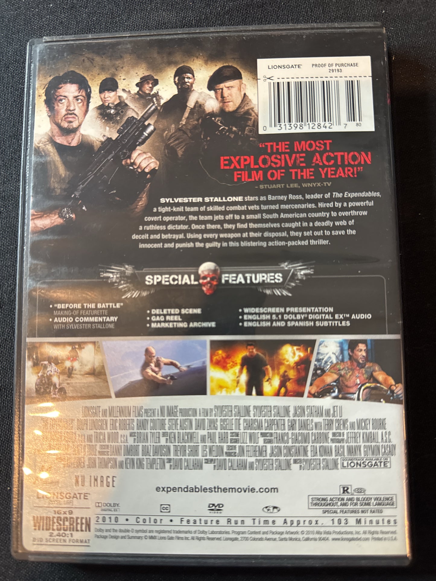 The Expendables DVD