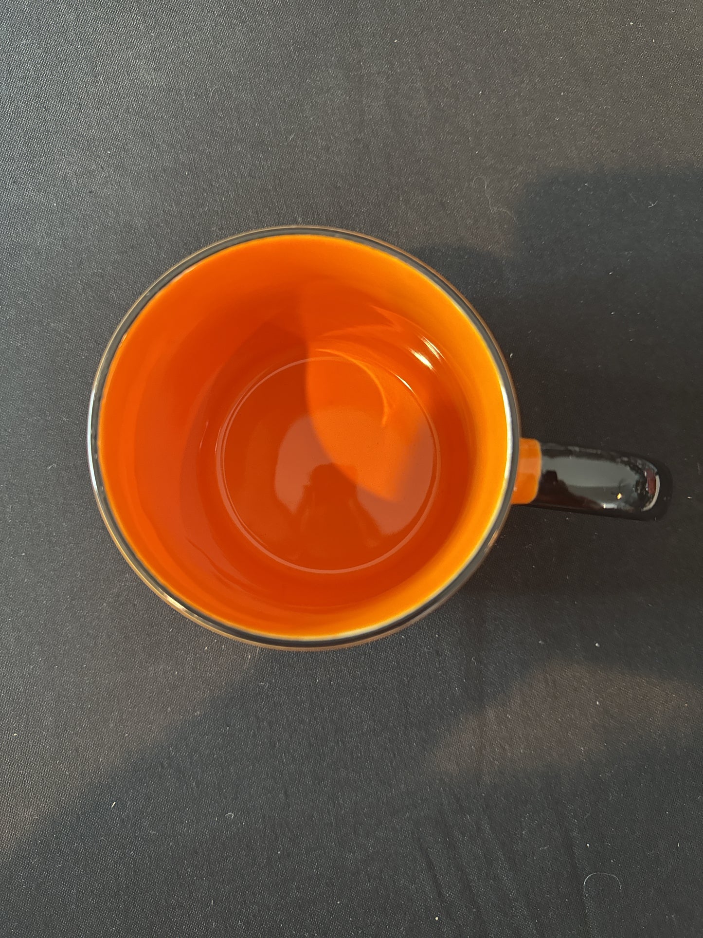 Large Halloween Dogs In Costume Coffee Mug Cup Orange Interior 4.5" Tall New