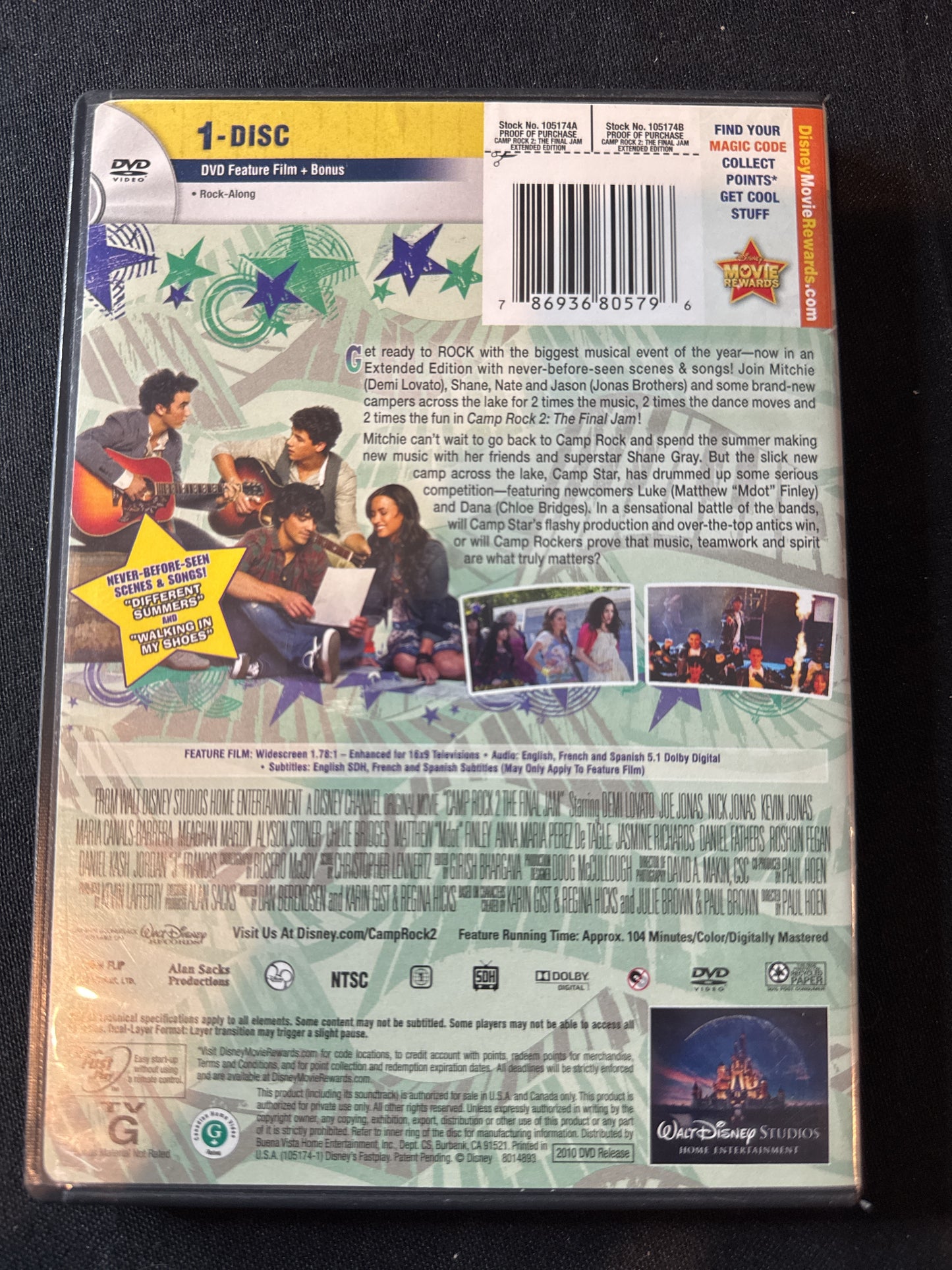 Disney Camp Rock 2 The Final Jam Extended Edition DVD