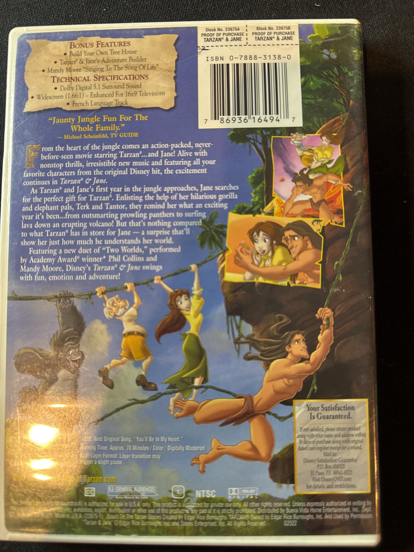 Disney's Tarzan & Jane DVD