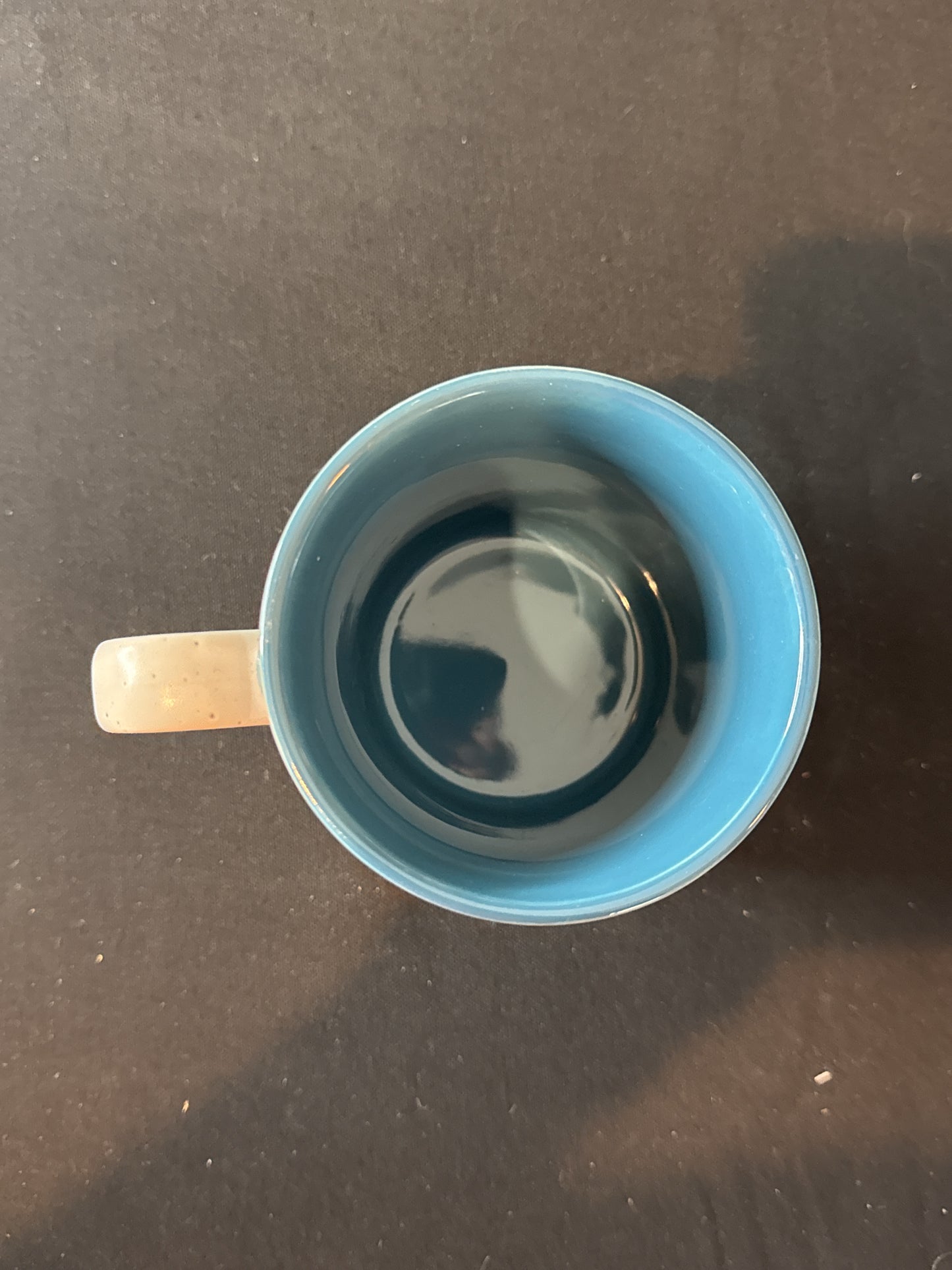 Potter's Corner Dream Love Smile Blue Coffee Mug Cup 4.5" Tall New