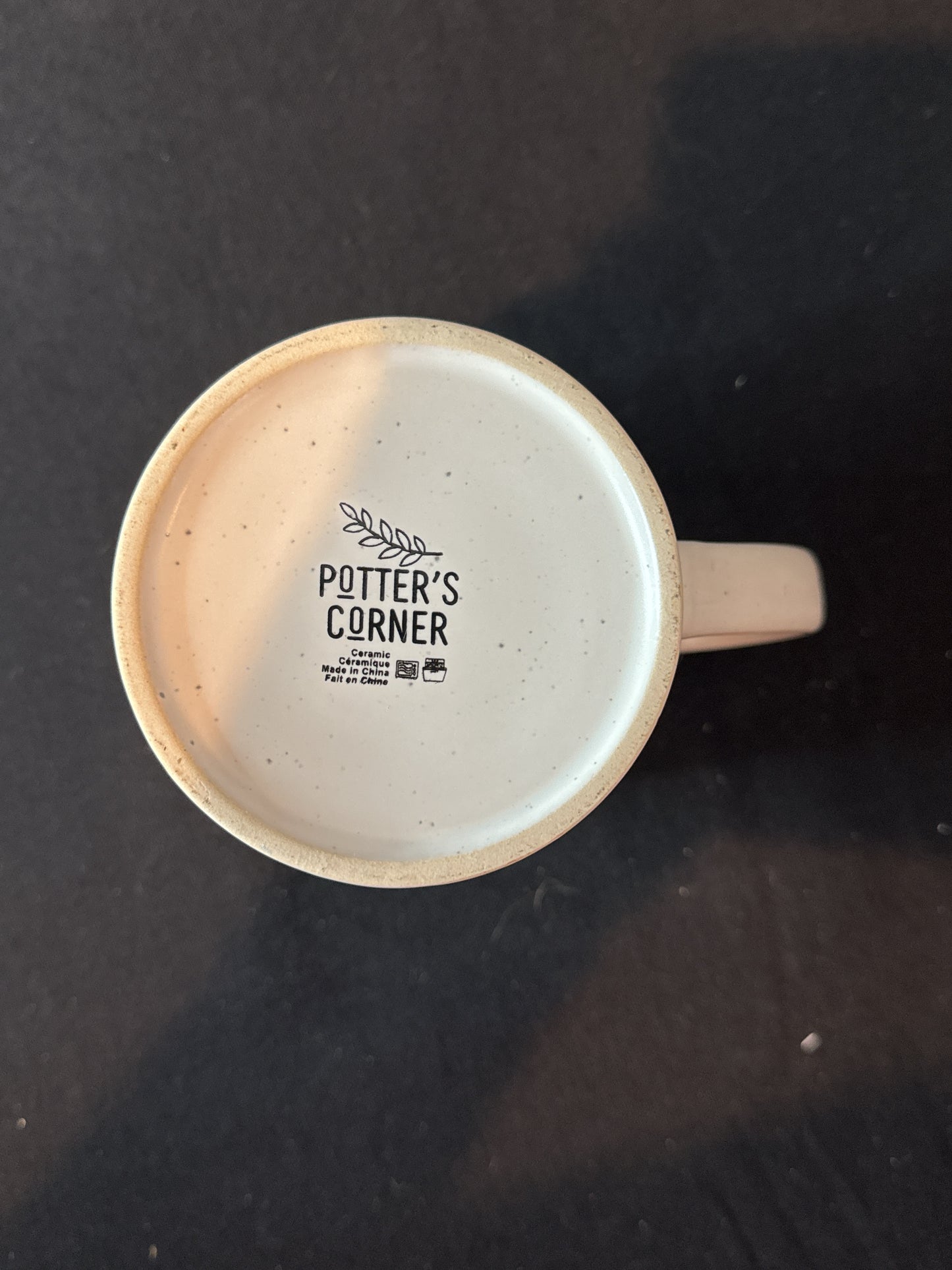 Potter's Corner Dream Love Smile Blue Coffee Mug Cup 4.5" Tall New