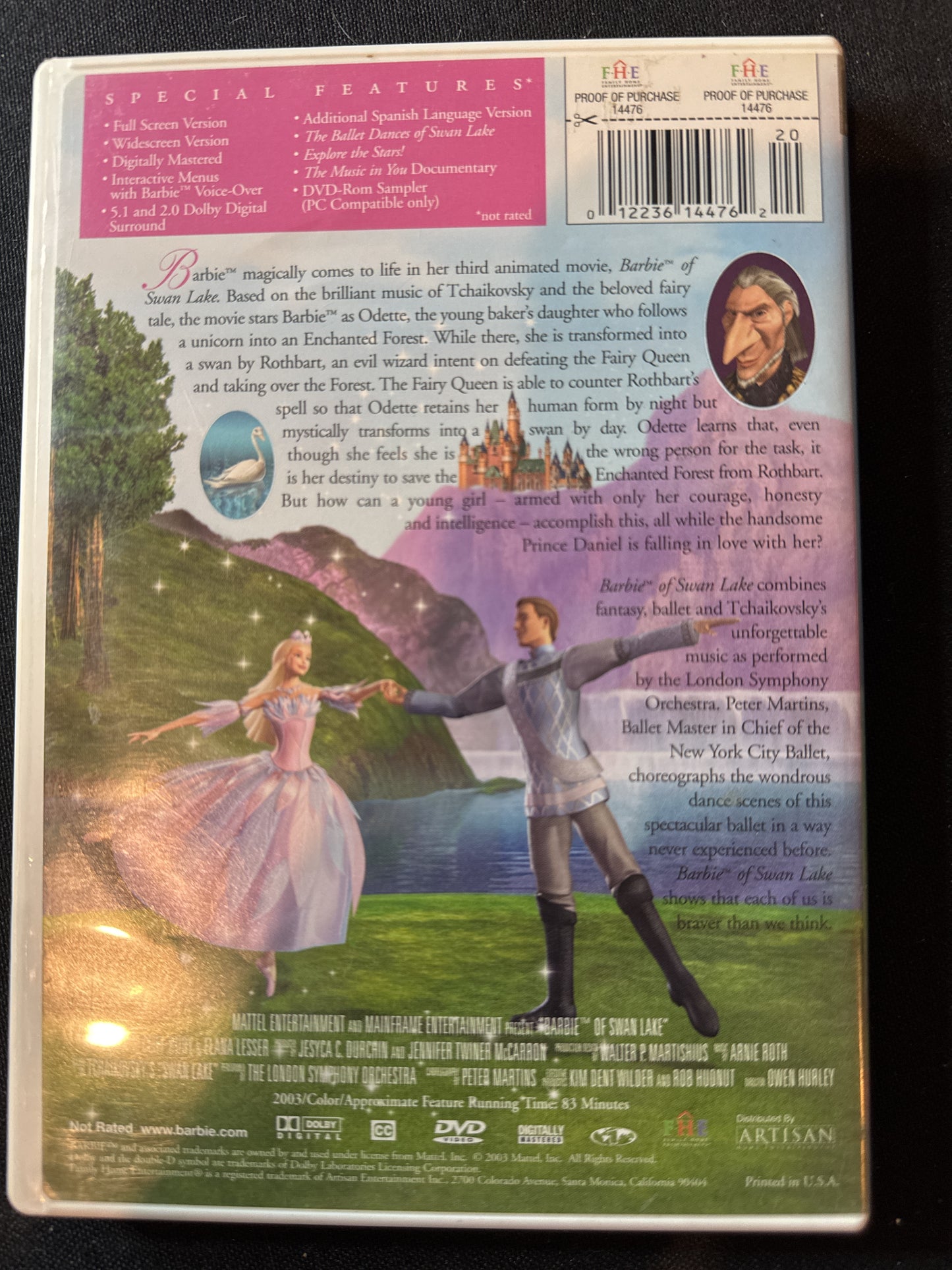 Barbie Swan Lake DVD