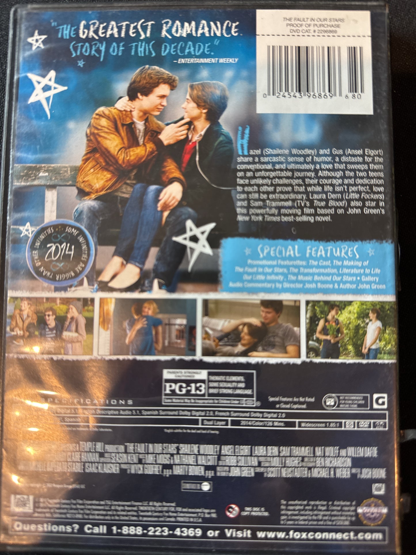 The Fault In Our Stars DVD