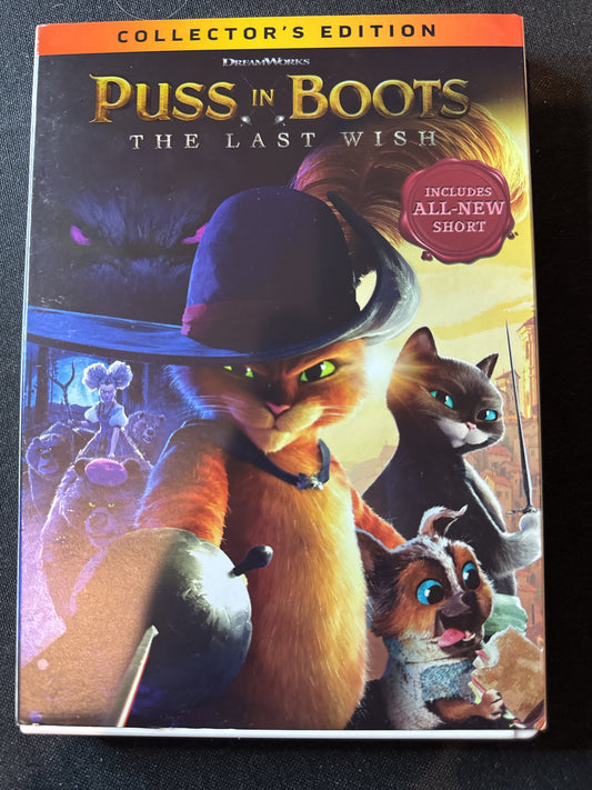 Puss in Boots The Last Wish DVD