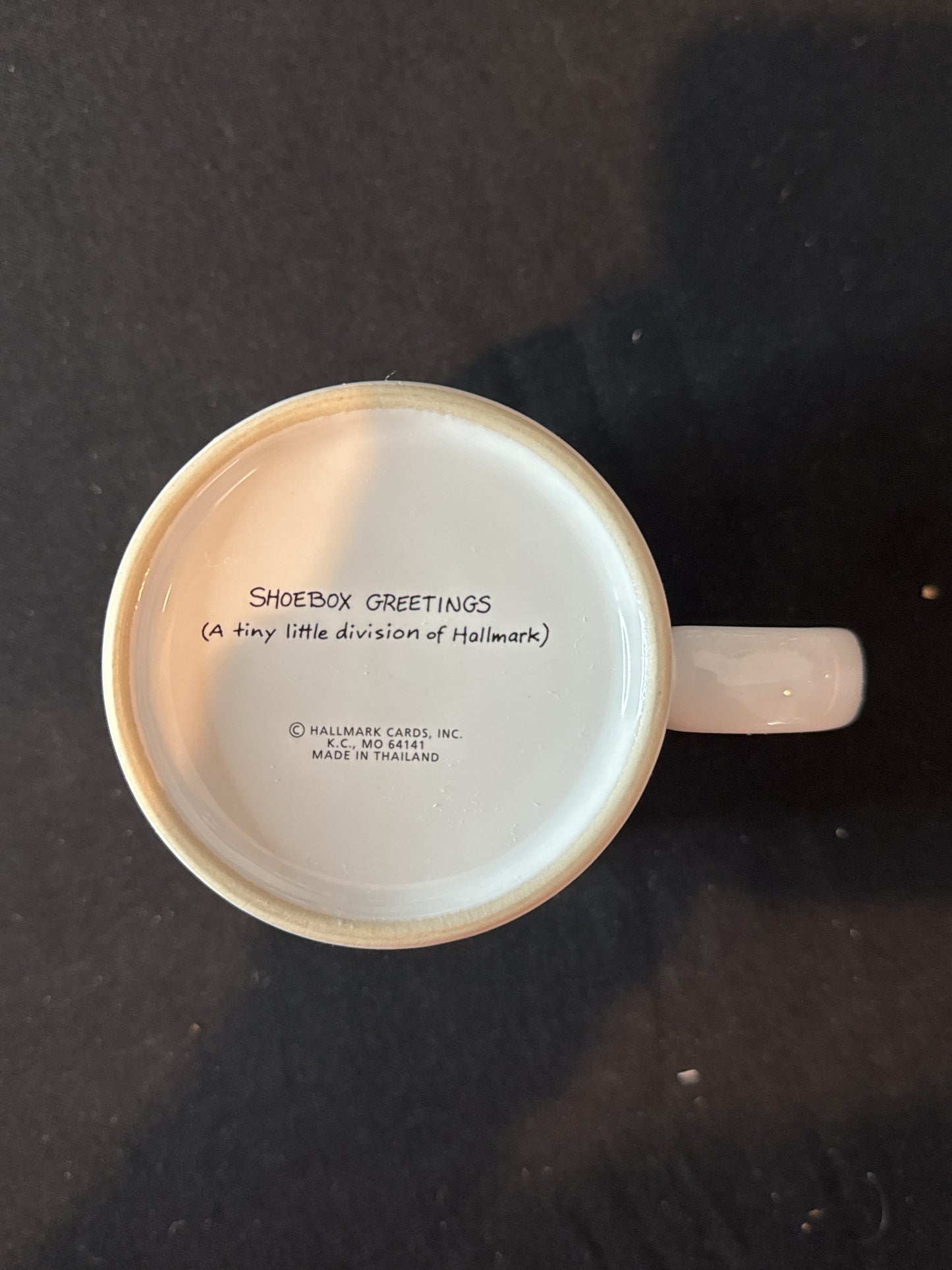 Shoebox Greetings "The Only Person Who Really Knows What's Going On" Coffee Mug Cup
