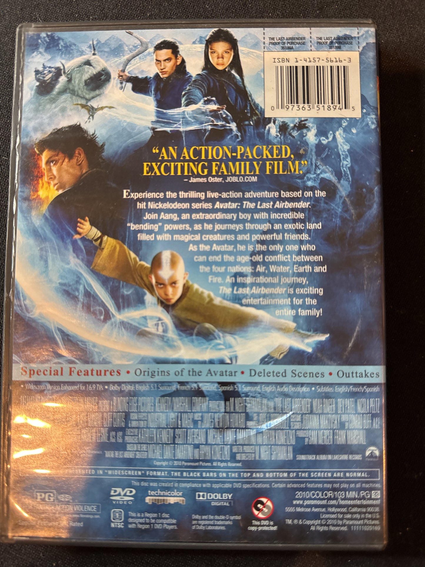 The Last Airbender DVD