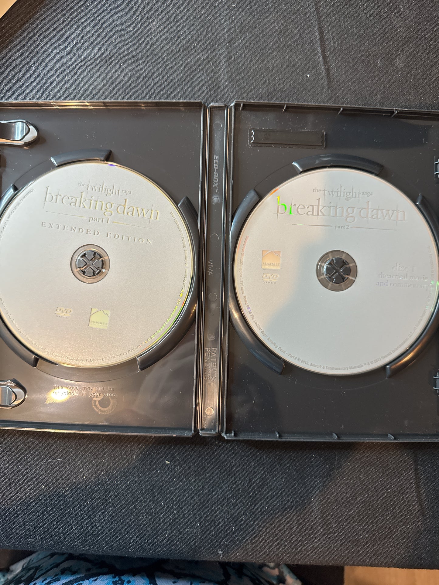 The Twilight Saga Two Movie Set Breaking Dawn Part 1 & Part 2 DVDs