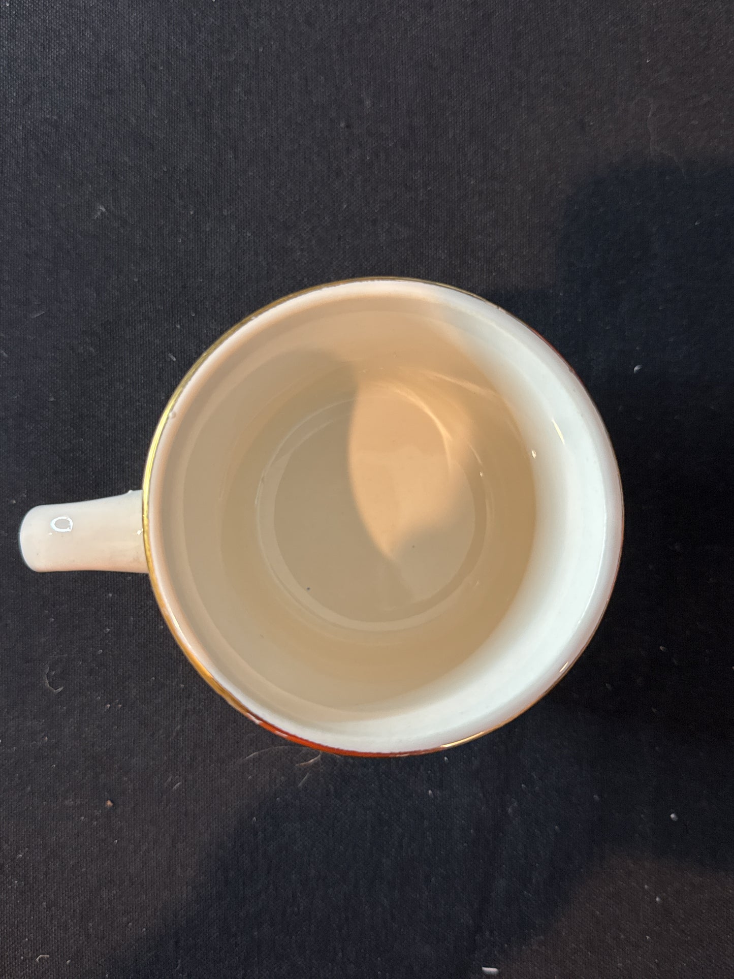 Vintage Canada Coffee Cup Mug 22k Gold Rim 3.25" Tall