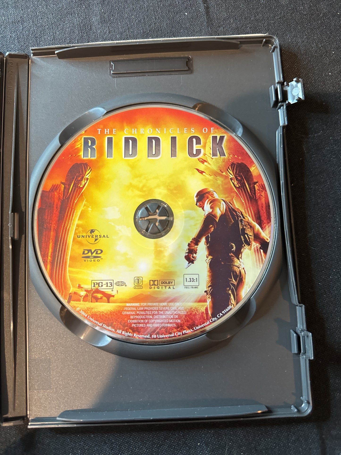Vin Diesel The Chronicles of Riddick DVD