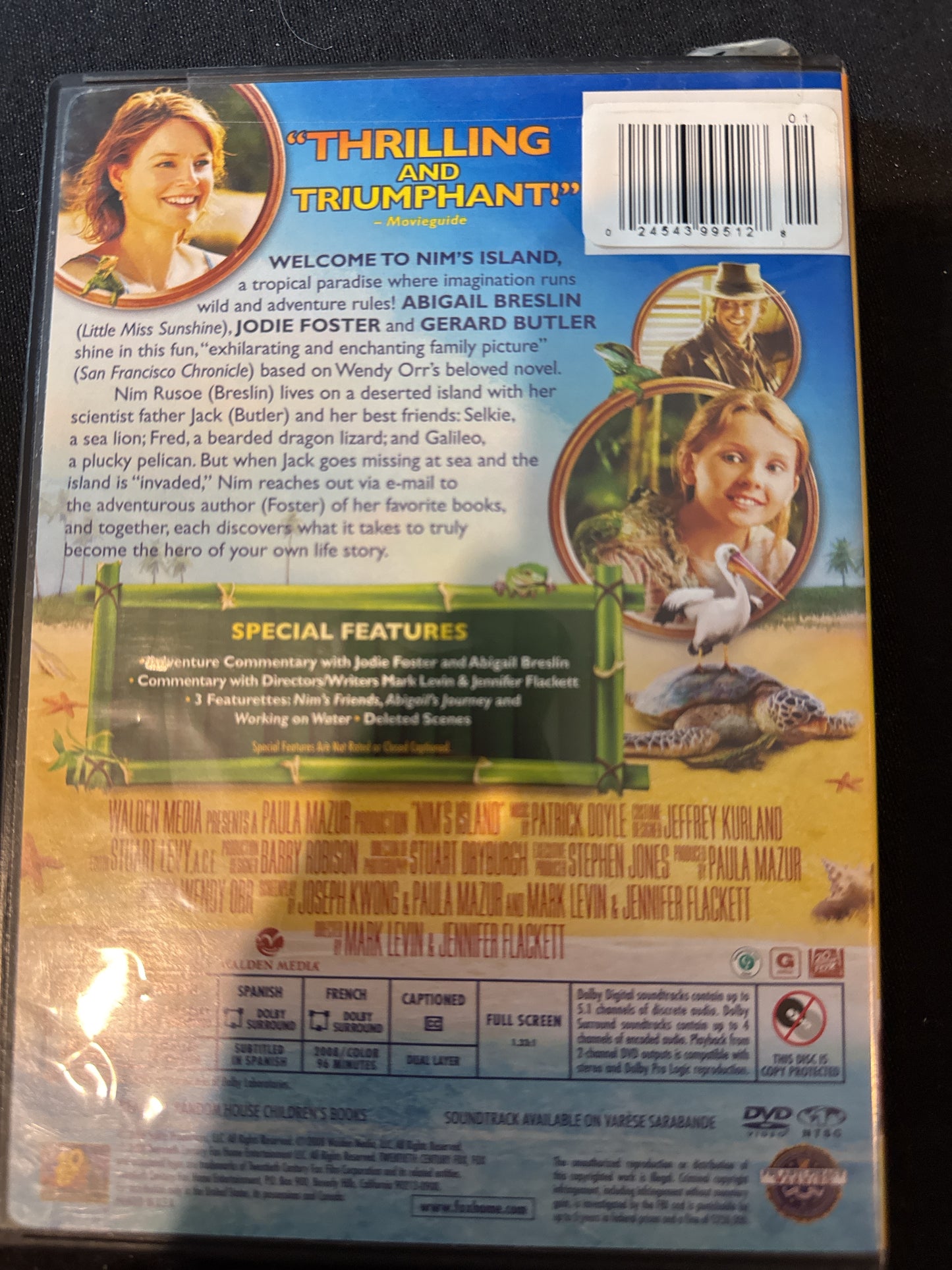 Nim's Island DVD