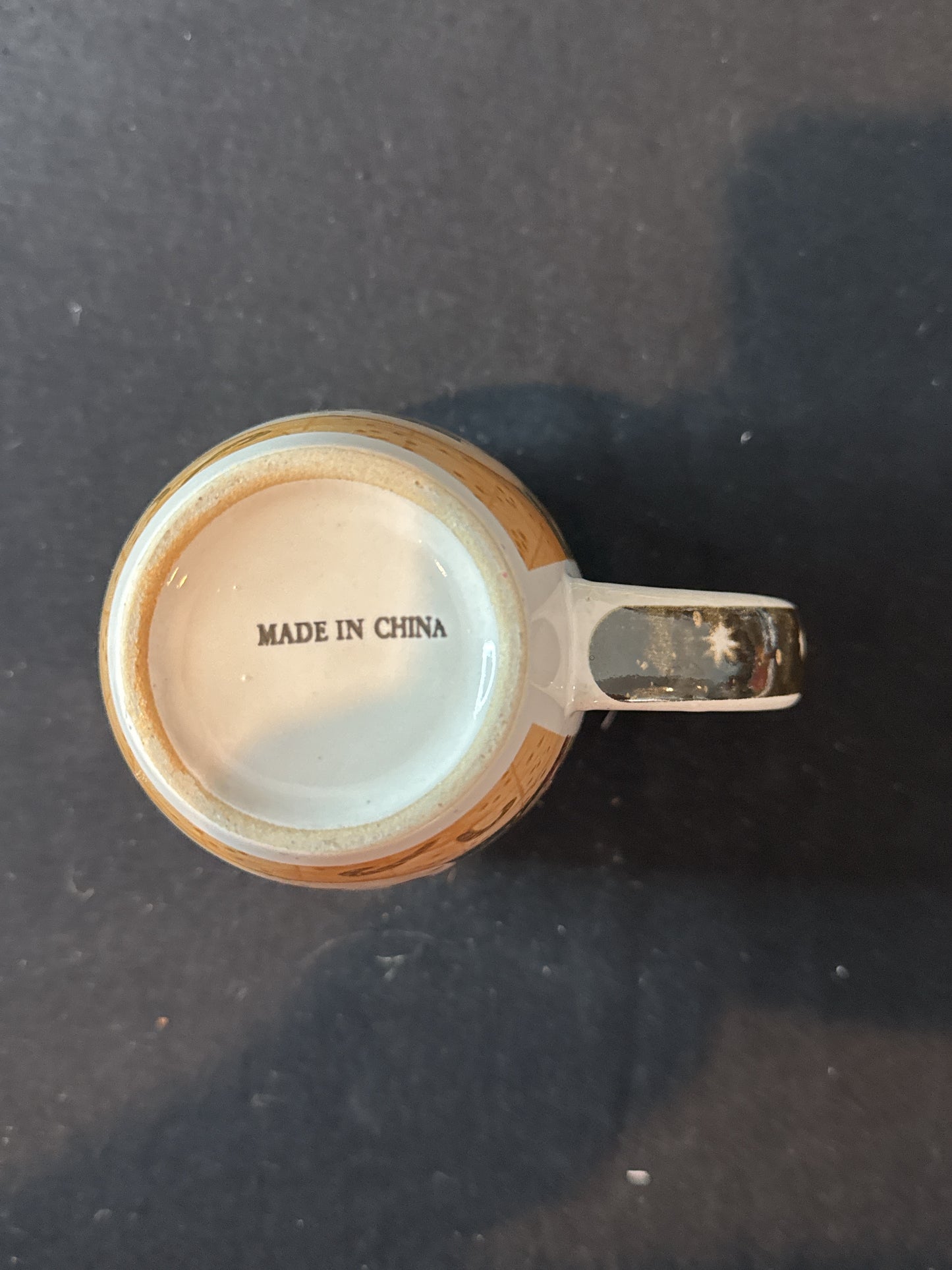 Snowman Christmas Coffee Mug Cup 14oz 4.25" Tall Snowman Inside Rim