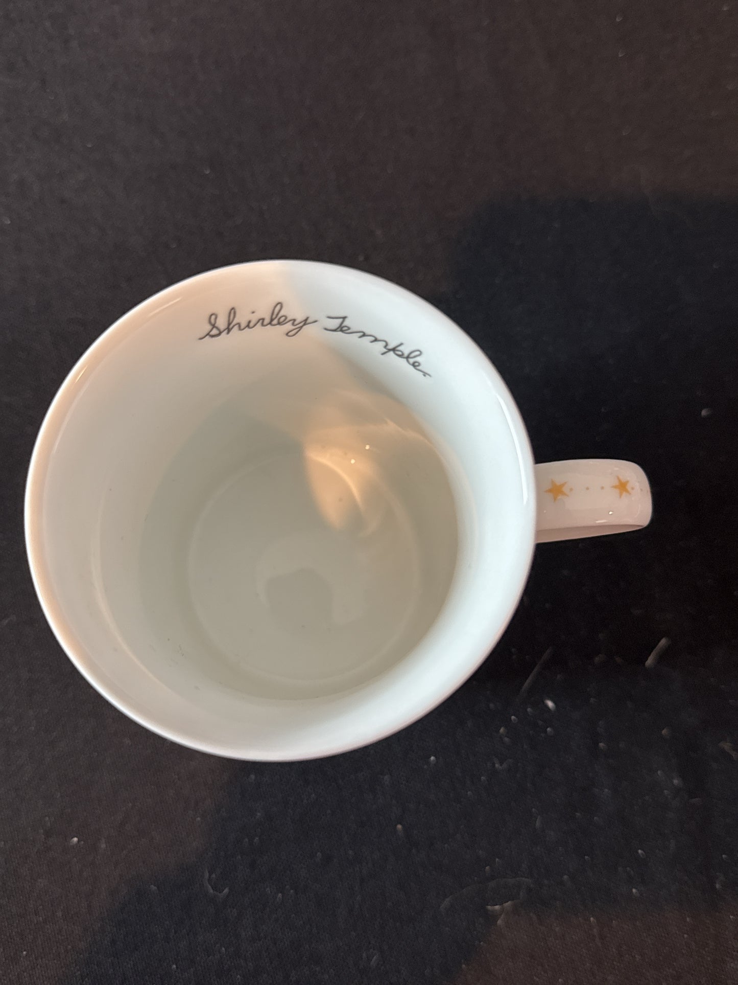 Danbury Mint Collector's Cup Shirley Temple Coffee Mug Cup 4 1/8" Tall Curly Top