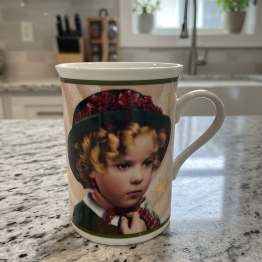 Danbury Mint Collector's Cup Shirley Temple Coffee Mug Cup 4 1/8" Tall The Littlest Rebel