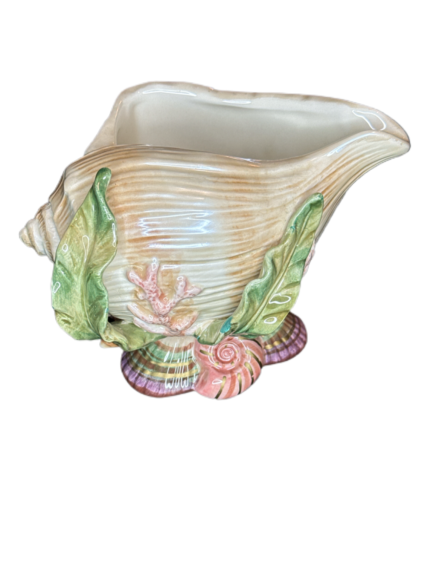 Fitz & Floyd 1999 Oceano Sea Shell Sauce Server