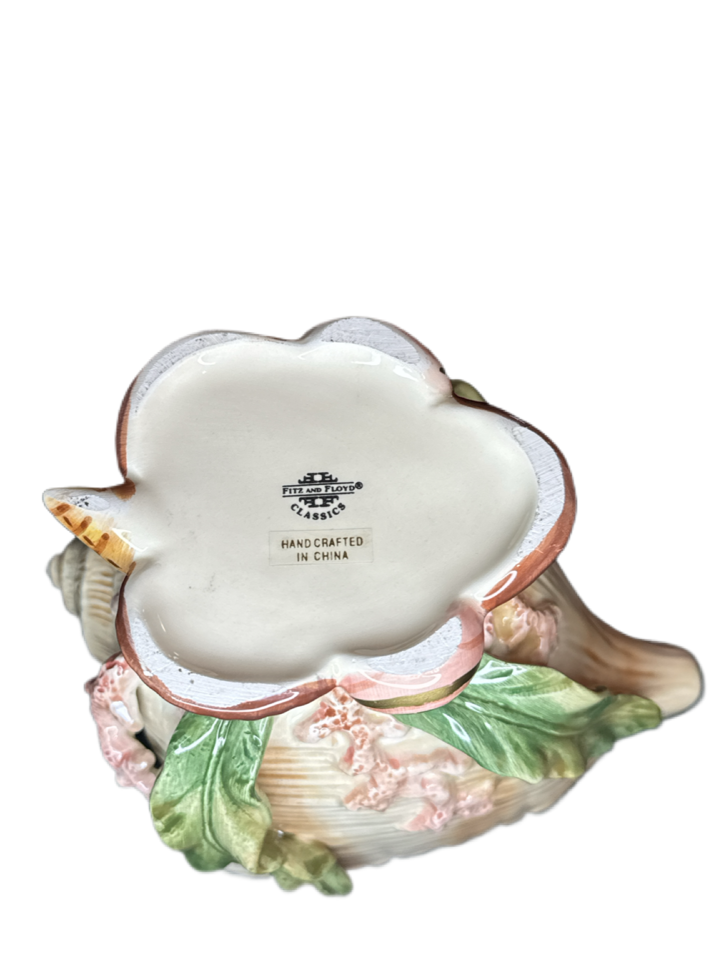 Fitz & Floyd 1999 Oceano Sea Shell Sauce Server