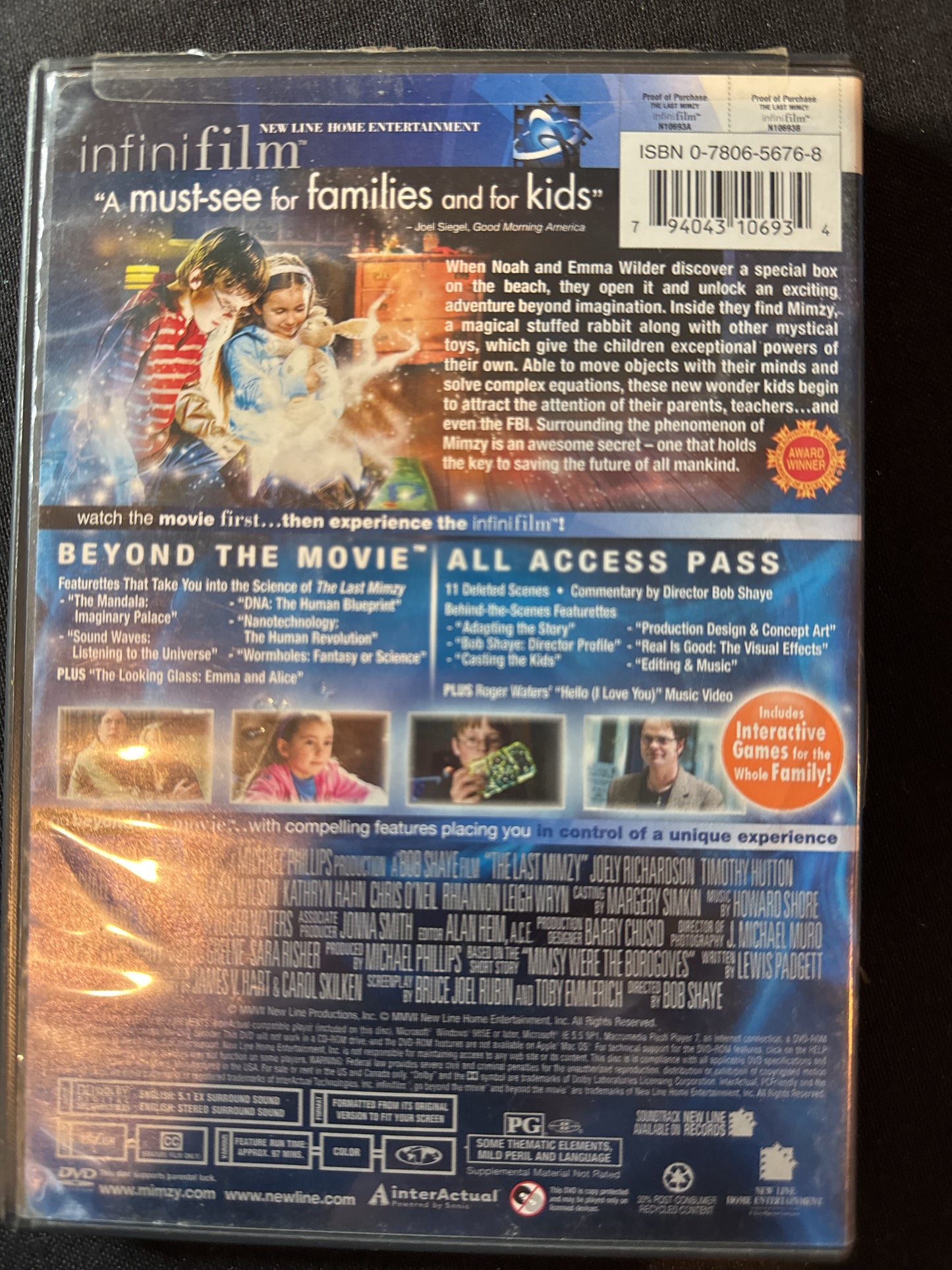 The Last Mimzy DVD