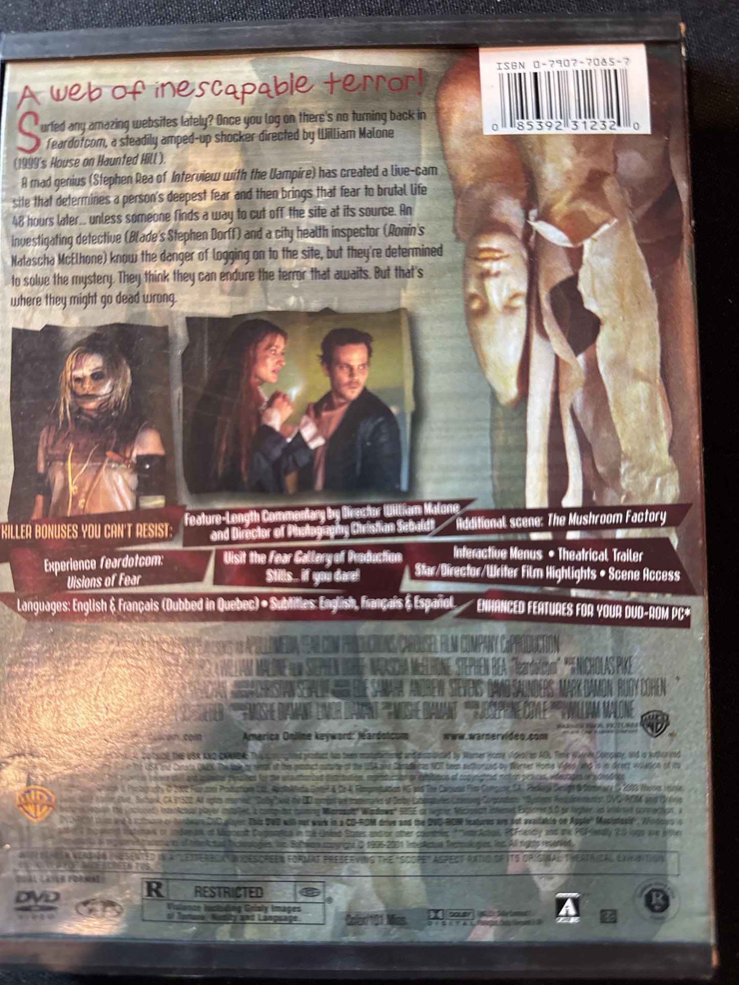 Fear Dot Com DVD