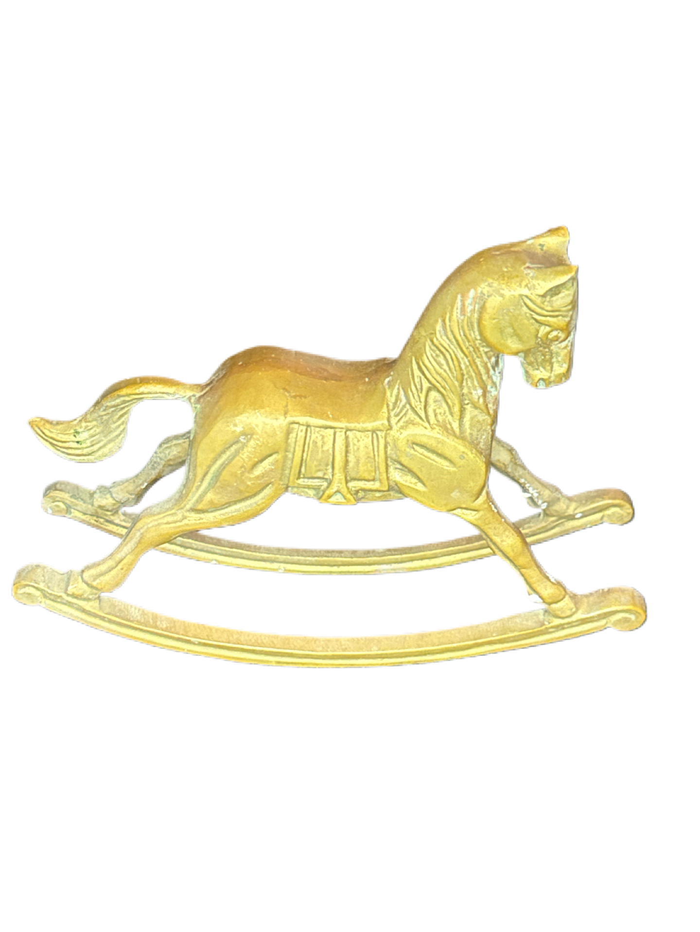 Solid Brass Vintage Rocking Horse