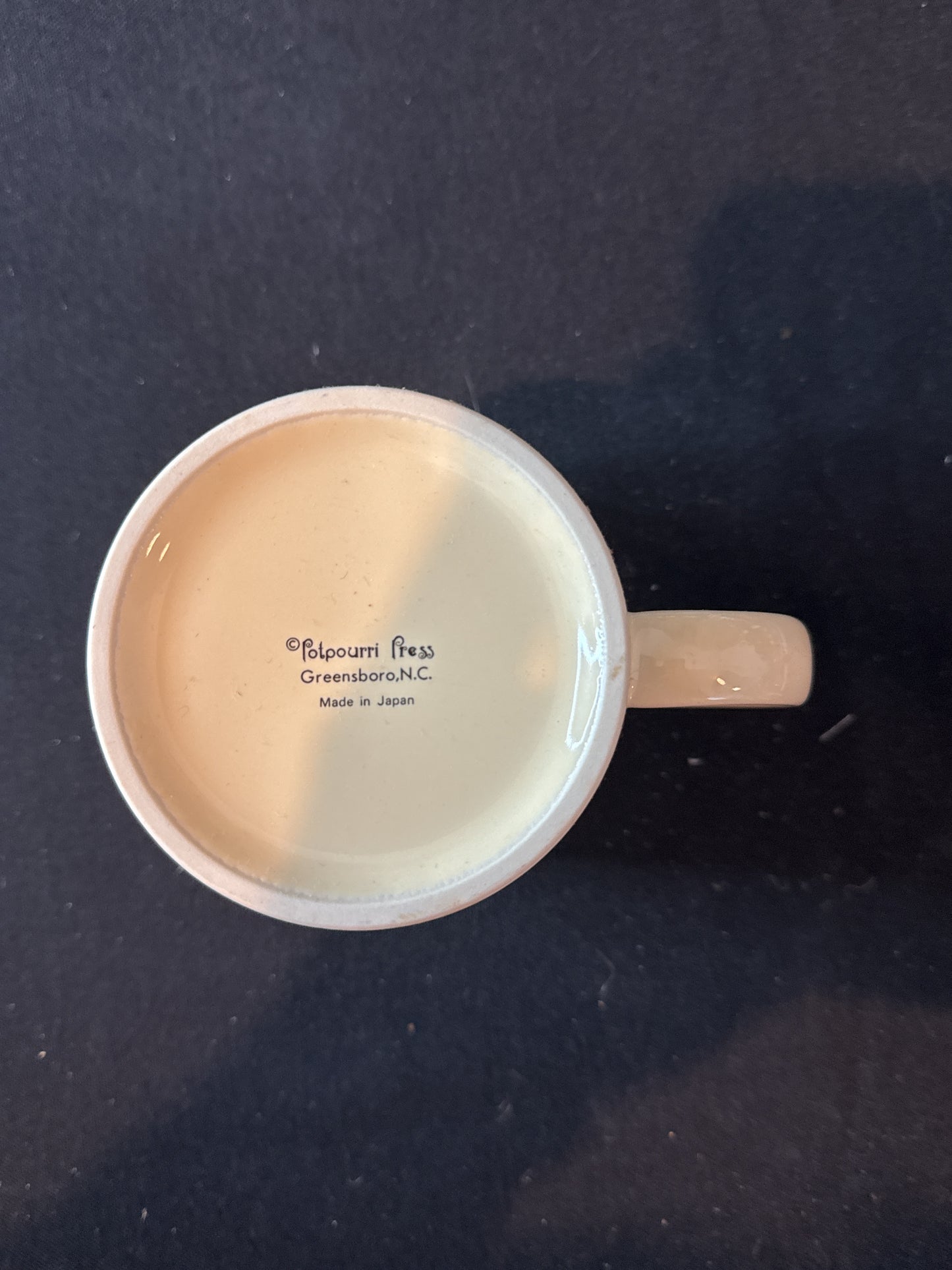 Vintage Santa 1987 Potpourri Press Coffee Mug Cup New in Box 3.5" Tall