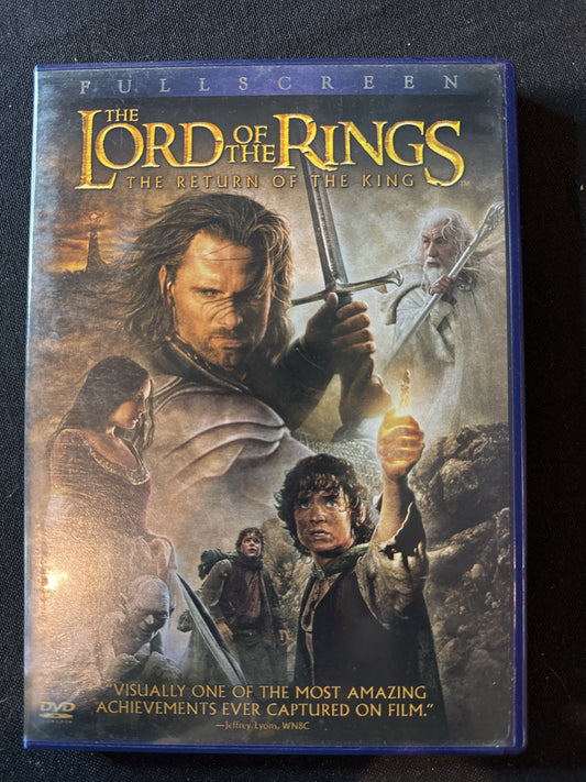 The Lord of the Rings The Return of the King DVDs