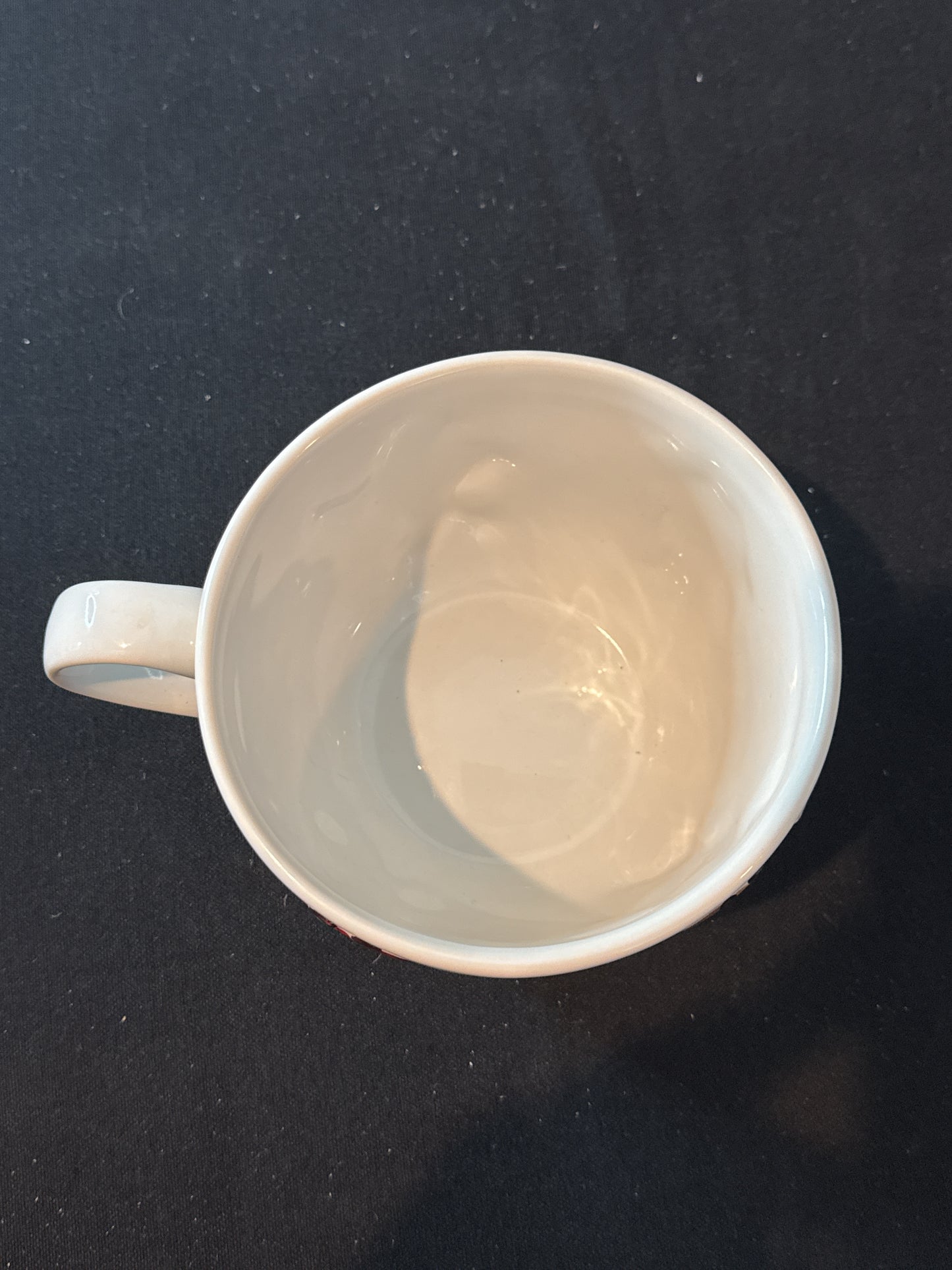 Large Mars M&Ms 3D Embossed Blue Red Green Yellow Coffee Mug Cup 3.5" Tall x 5" Wide