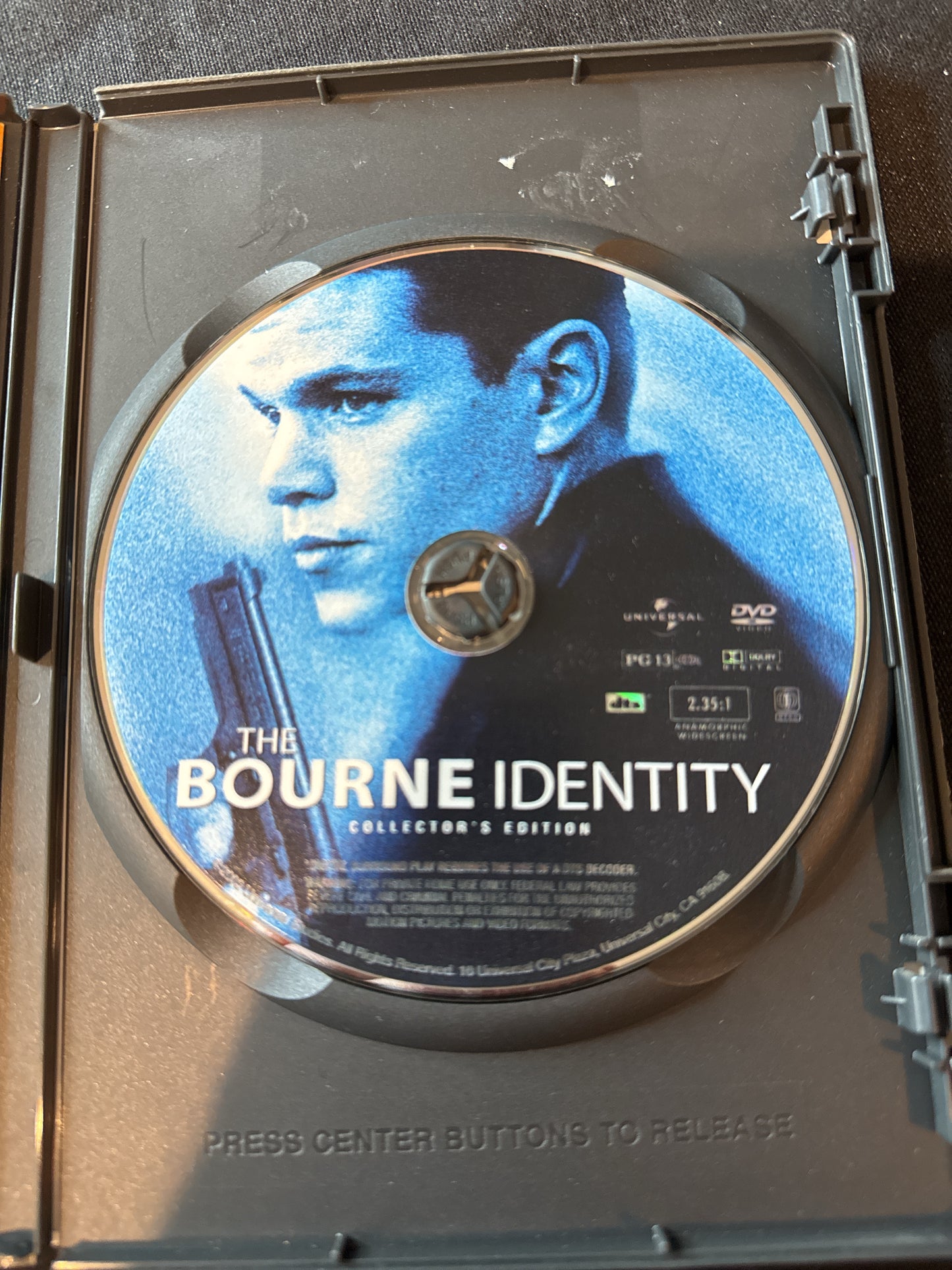 The Bourne Identity DVD