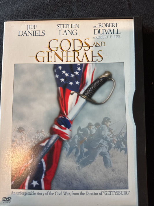 Gods and Generals DVD
