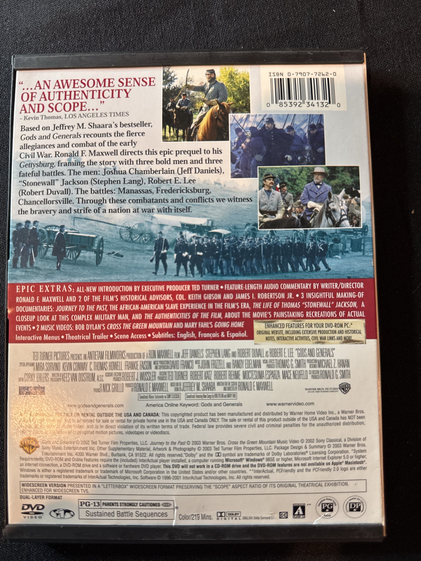 Gods and Generals DVD
